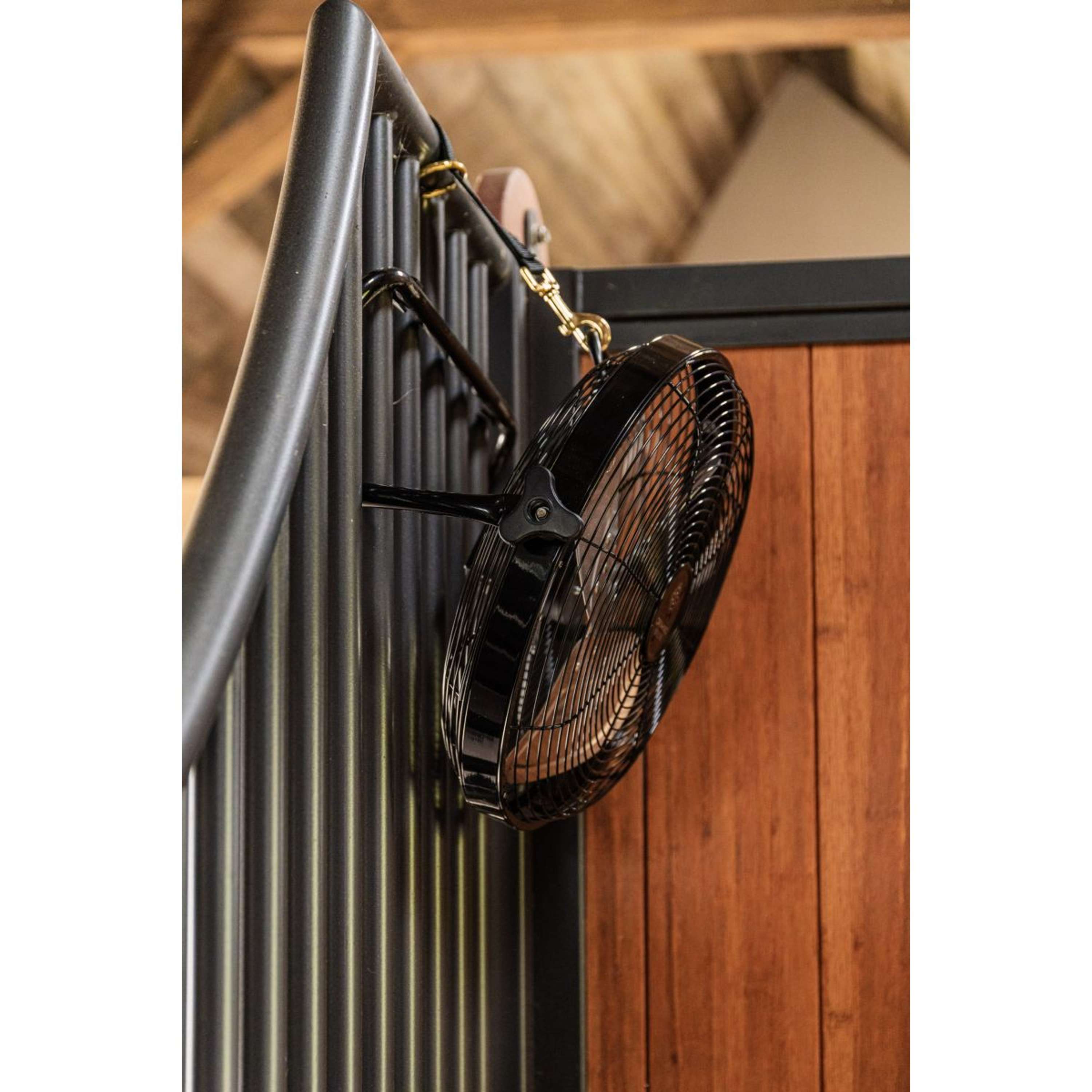 Kentucky Wireless Fan with Battery and Charger Black