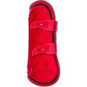 Kentucky Tendon Boots Bamboo Elastic Velvet Red