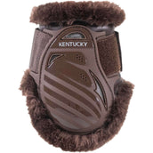 Kentucky Fetlock Boots Young Horse Vegan Sheepskin Brown/Brown