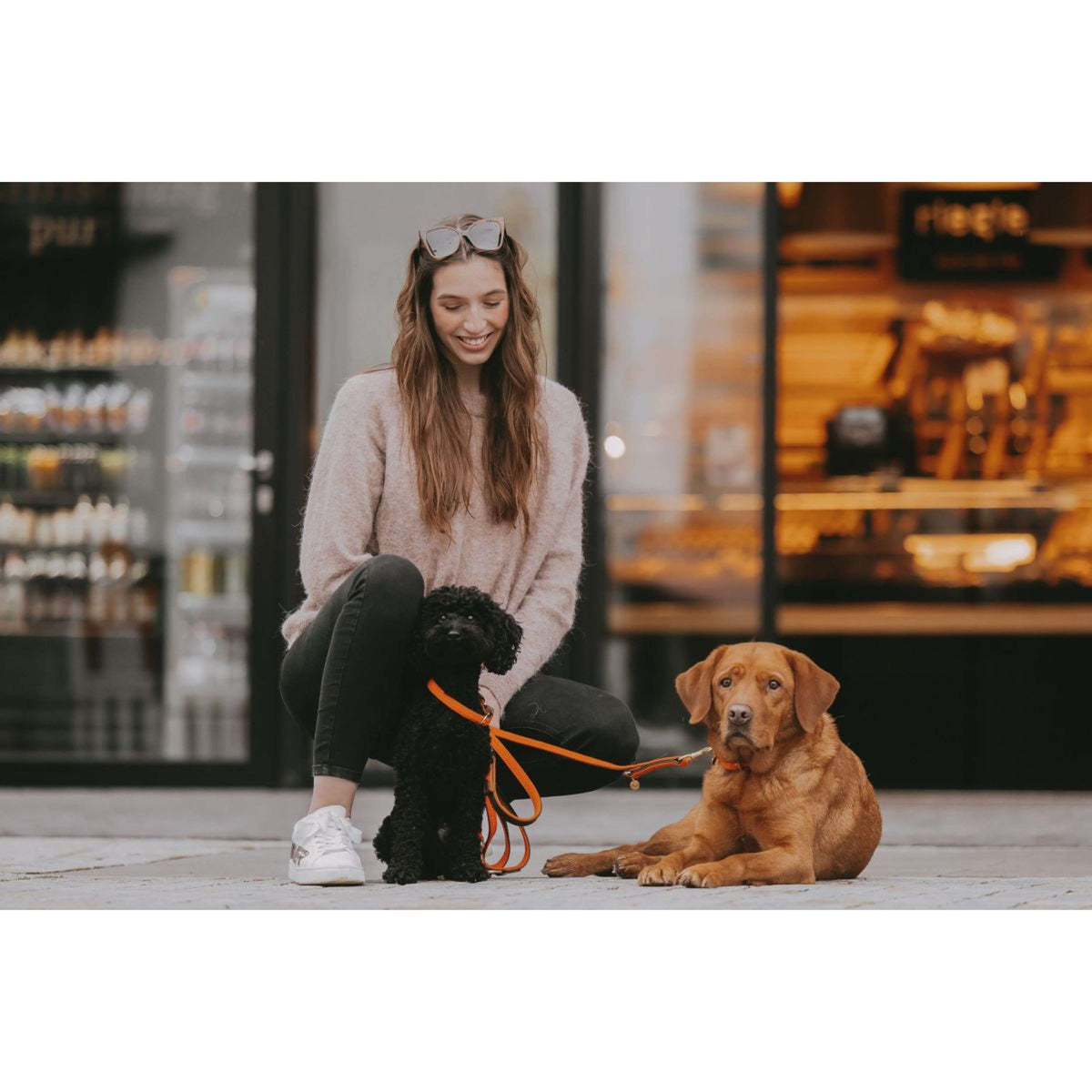 Kentucky Collar Plaited Nylon Orange