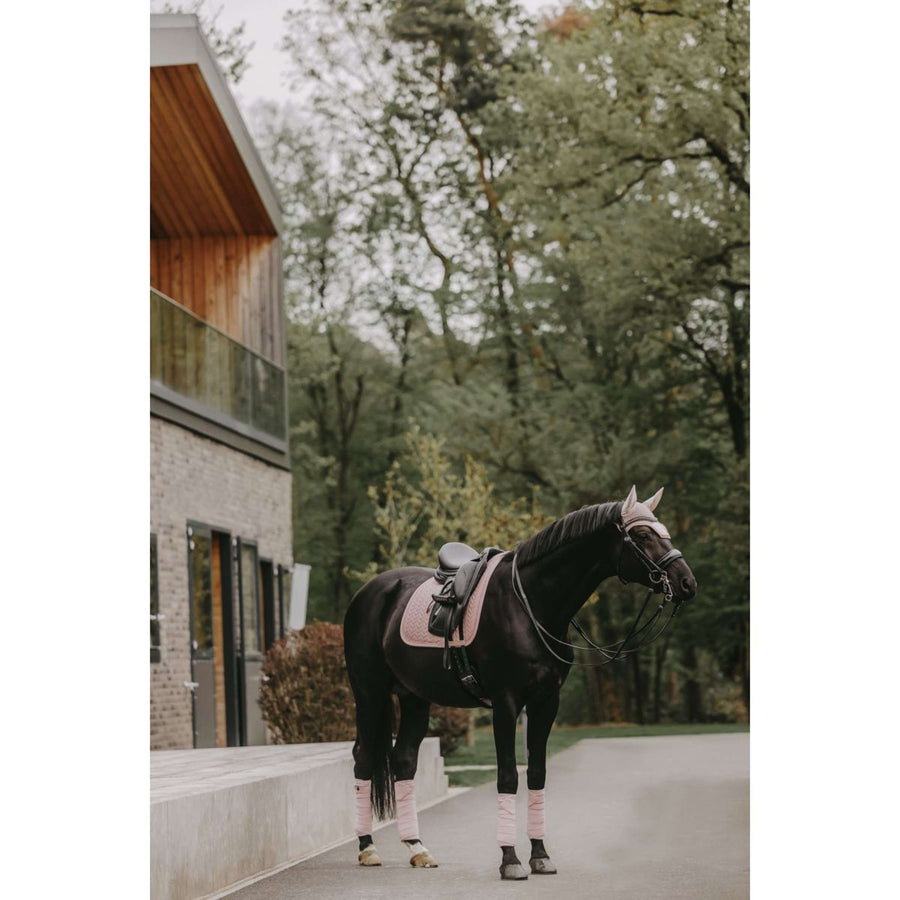Kentucky Saddlepad Velvet Pearls Dressage Soft Rose