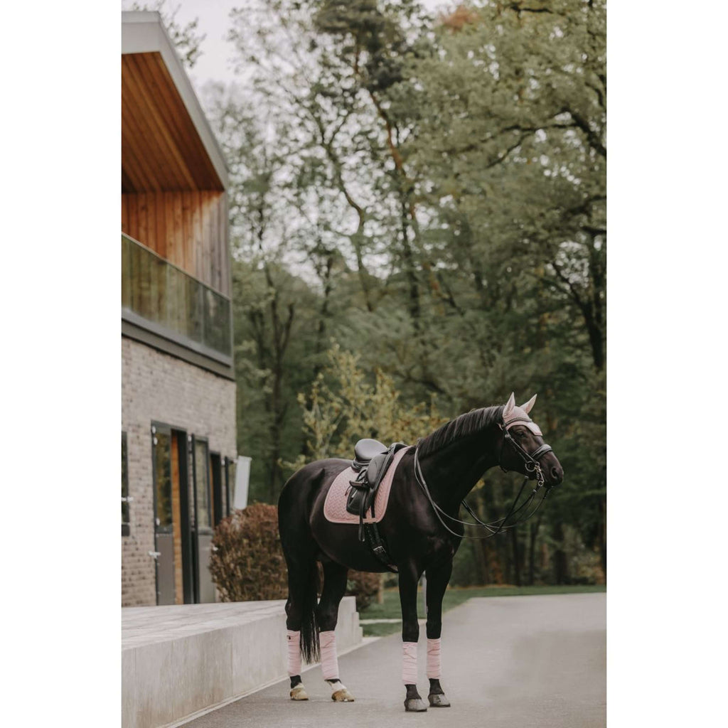 Kentucky Saddlepad Velvet Pearls Dressage Soft Rose