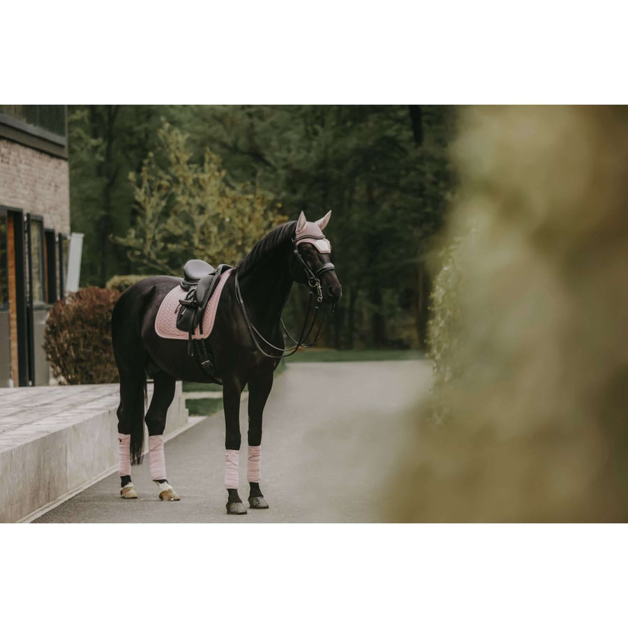 Kentucky Saddlepad Velvet Pearls Dressage Soft Rose