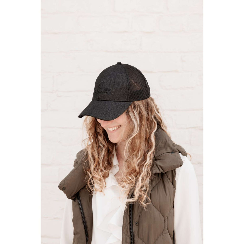 Kentucky Trucker Cap Glitter Black