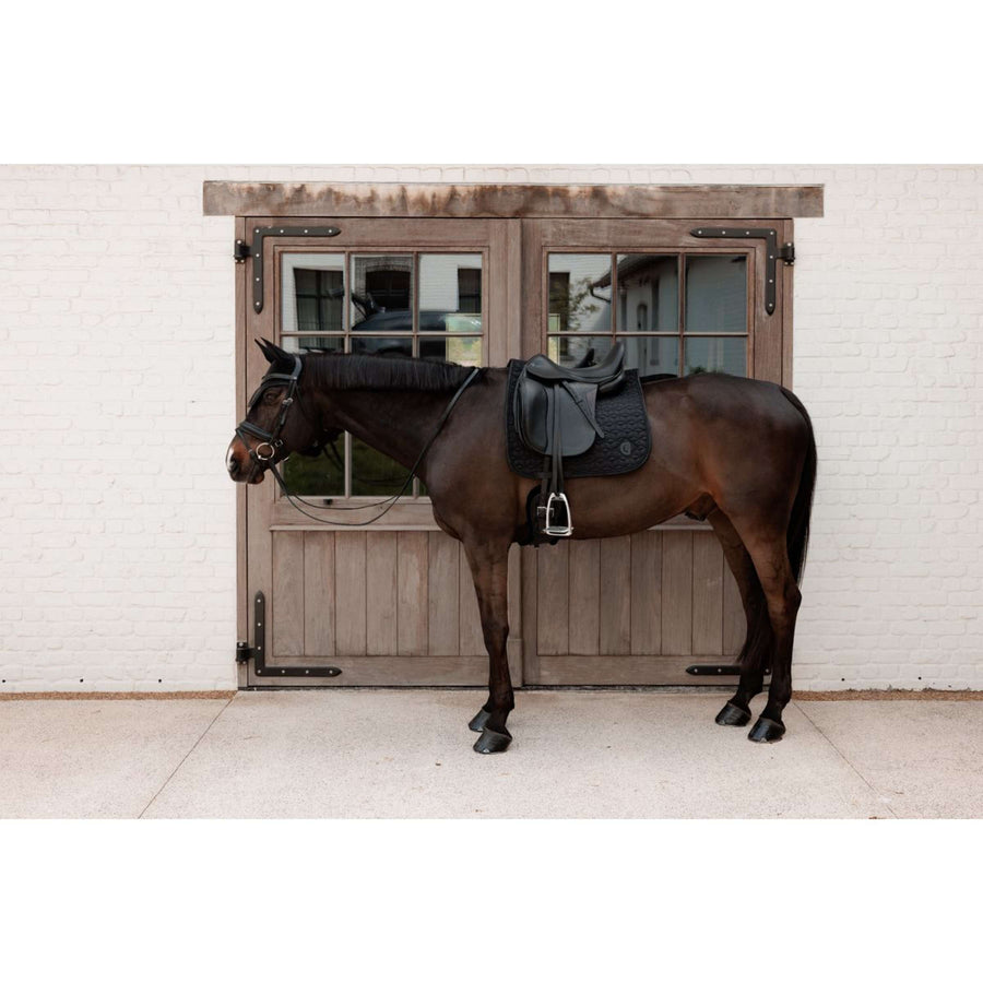 Kentucky Ear Bonnet Wellington Sparkling Logo Black