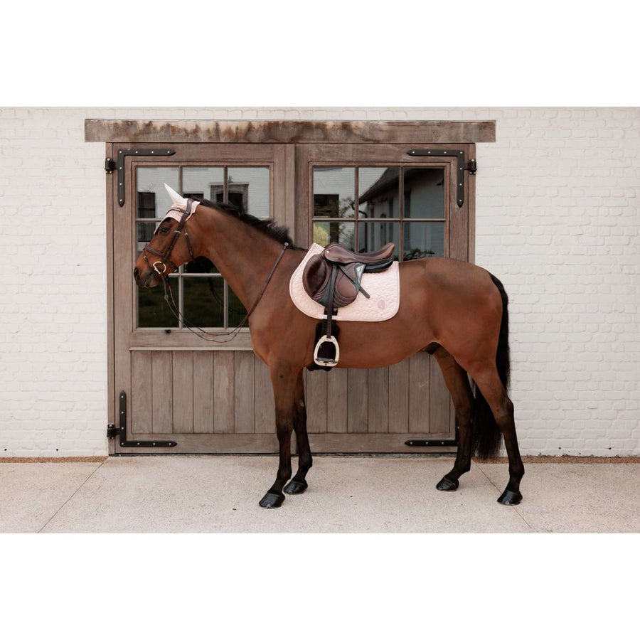 Kentucky Ear Bonnet Wellington Sparkling Logo Old Rose