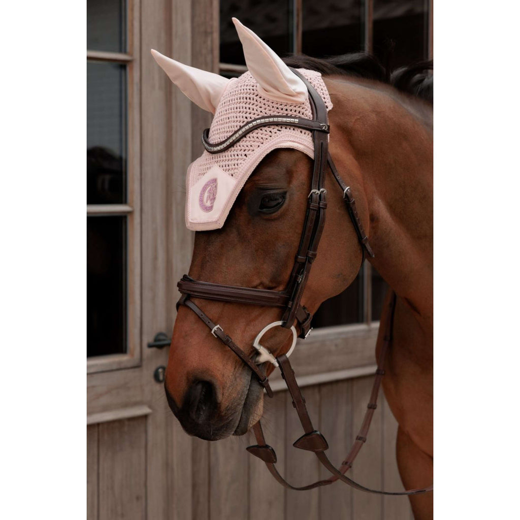 Kentucky Ear Bonnet Wellington Sparkling Logo Old Rose