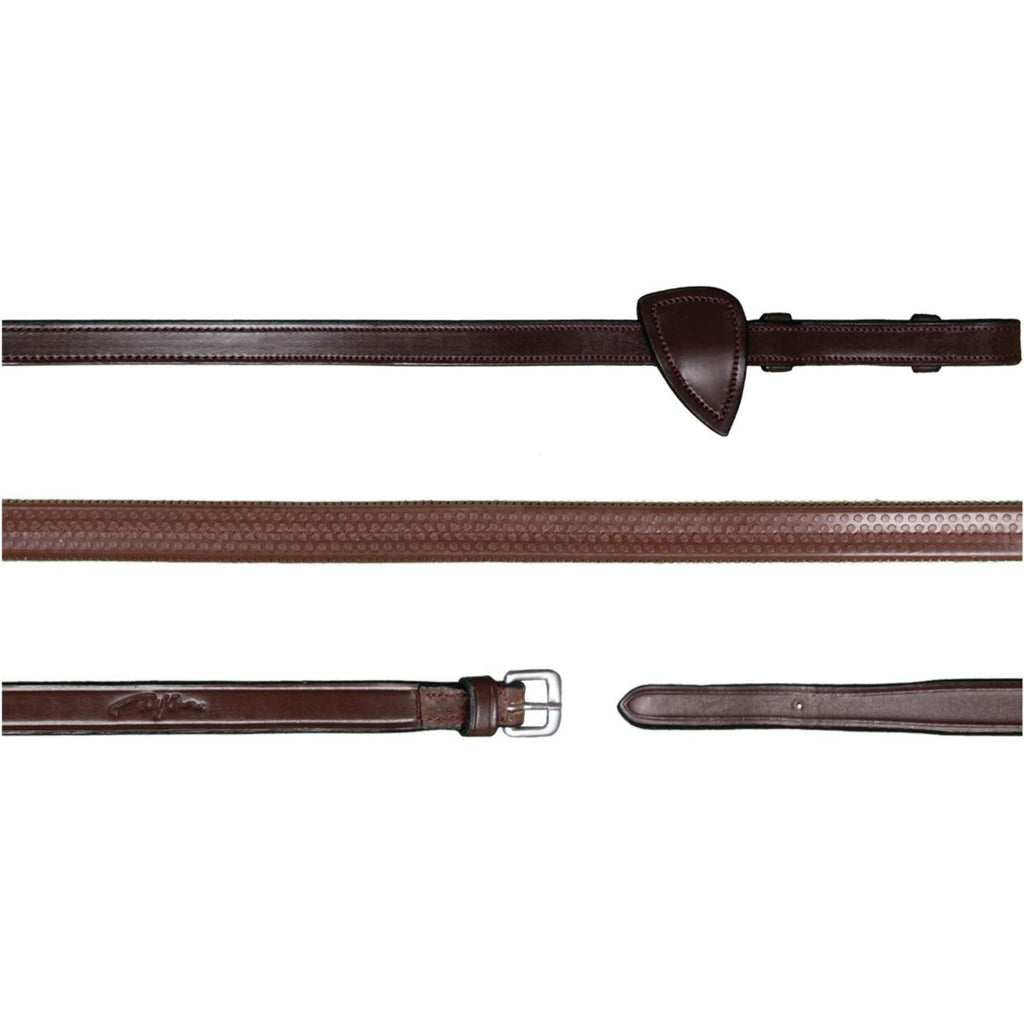 Dyon Reins New English Collection 1/2 Rubber Brown