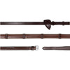 Dyon Reins 7 Loops New English Collection 1/2 Rubber Brown