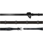 Dyon Reins 9 Loops New English Collection 5/8 Rubber Black