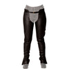 Dyon Long Leather Chaps Standard Black