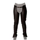 Dyon Long Leather Chaps Standard Black