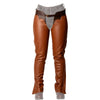 Dyon Long Leather Chaps Standard Cognac
