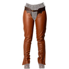 Dyon Long Leather Chaps Standard Cognac