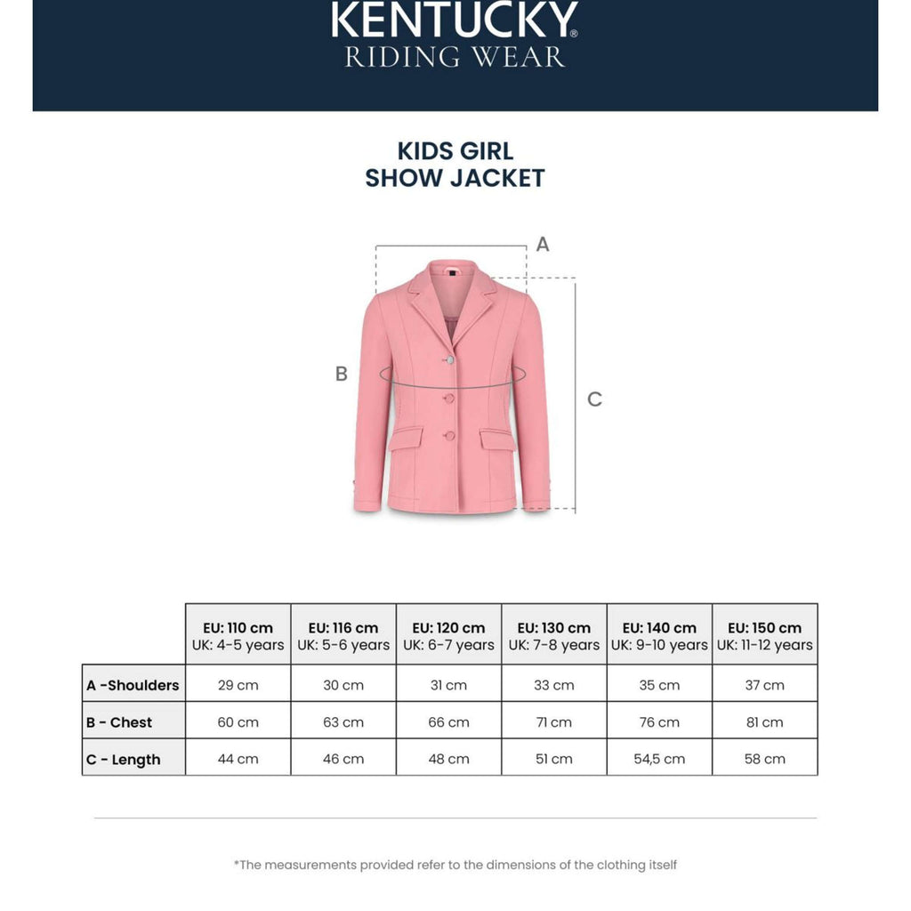 Kentucky Competition Jacket Sammy Girls Old Rose