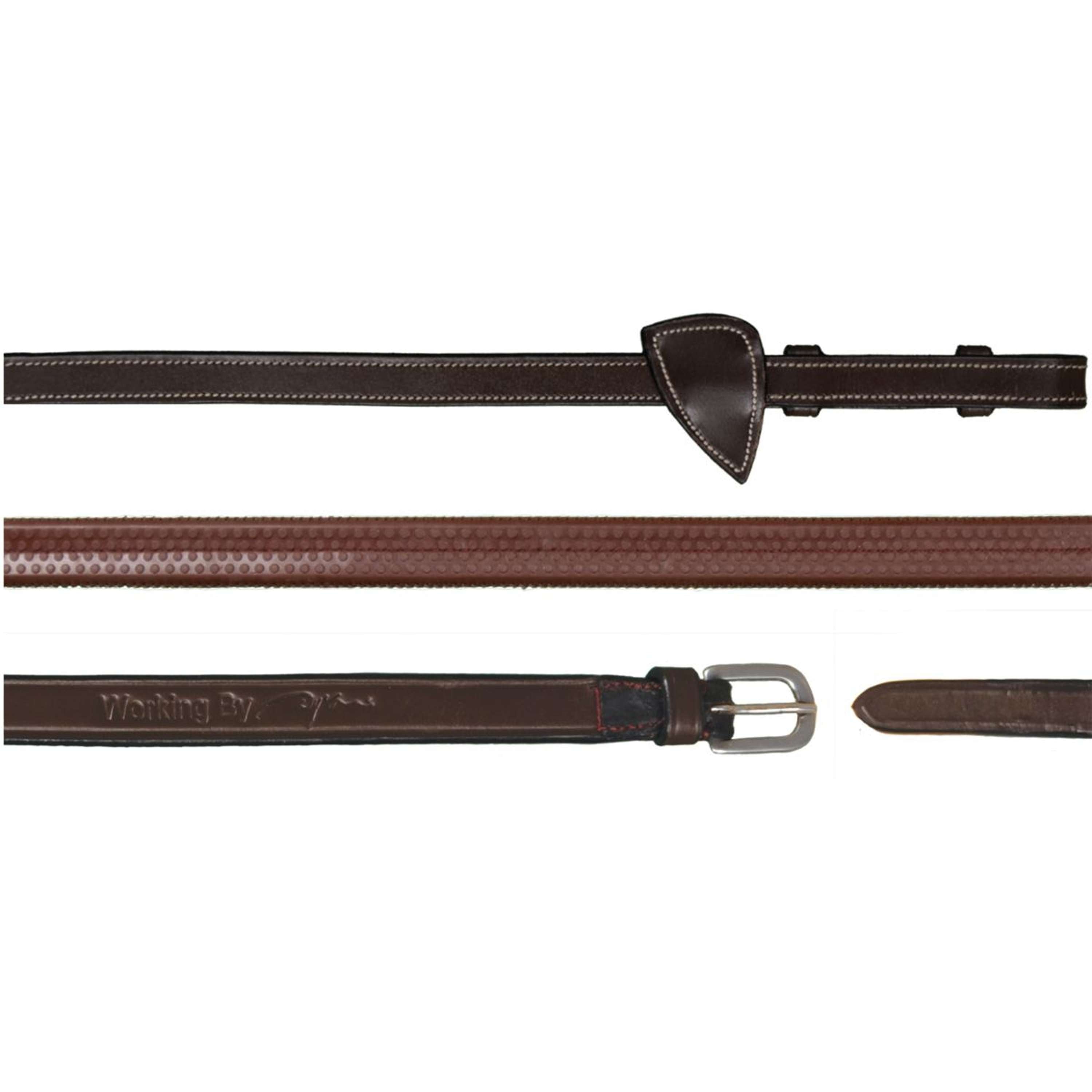 Dyon Reins Working by Dyon 1/2 Rubber Brown