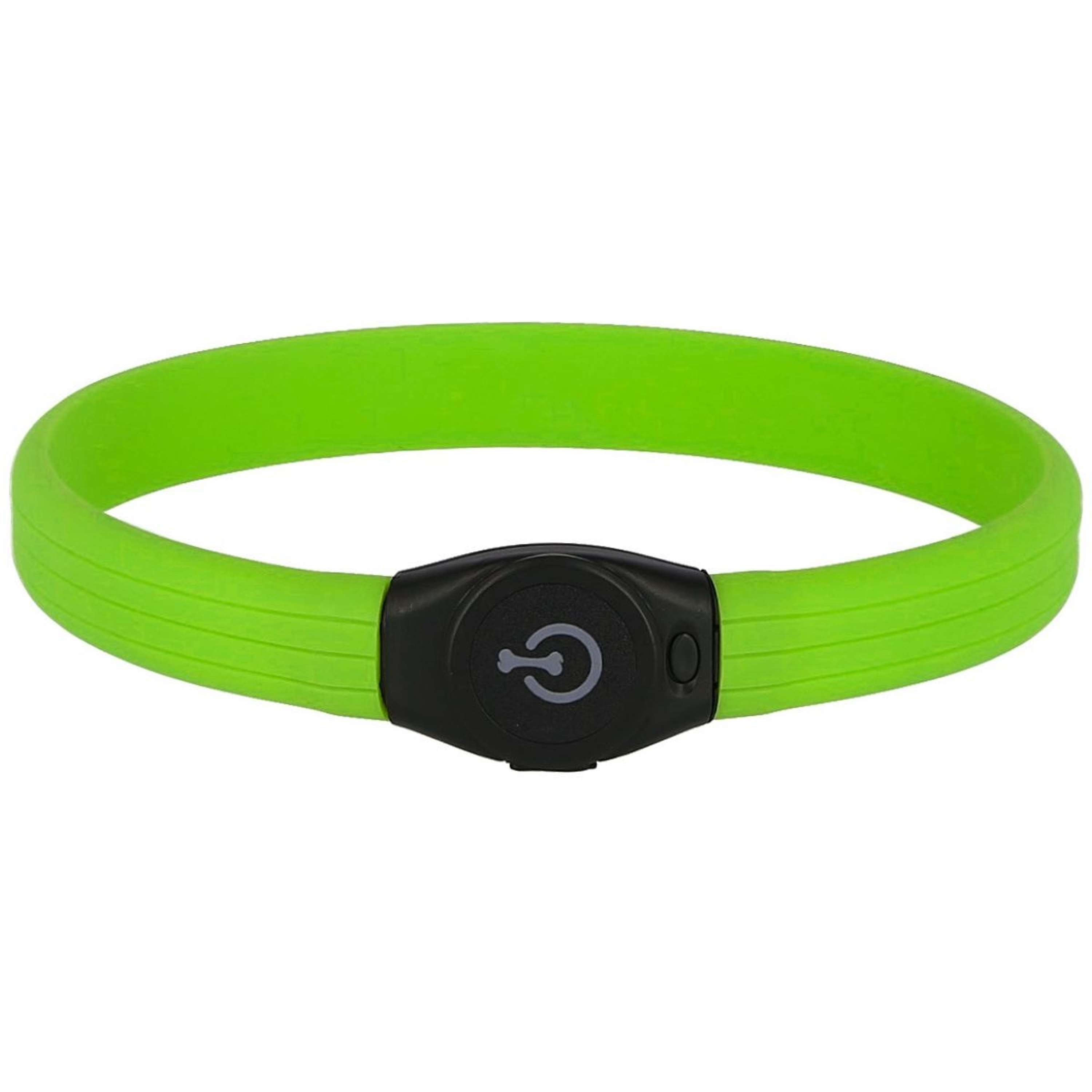 Kerbl Collar Long Hair LED Green