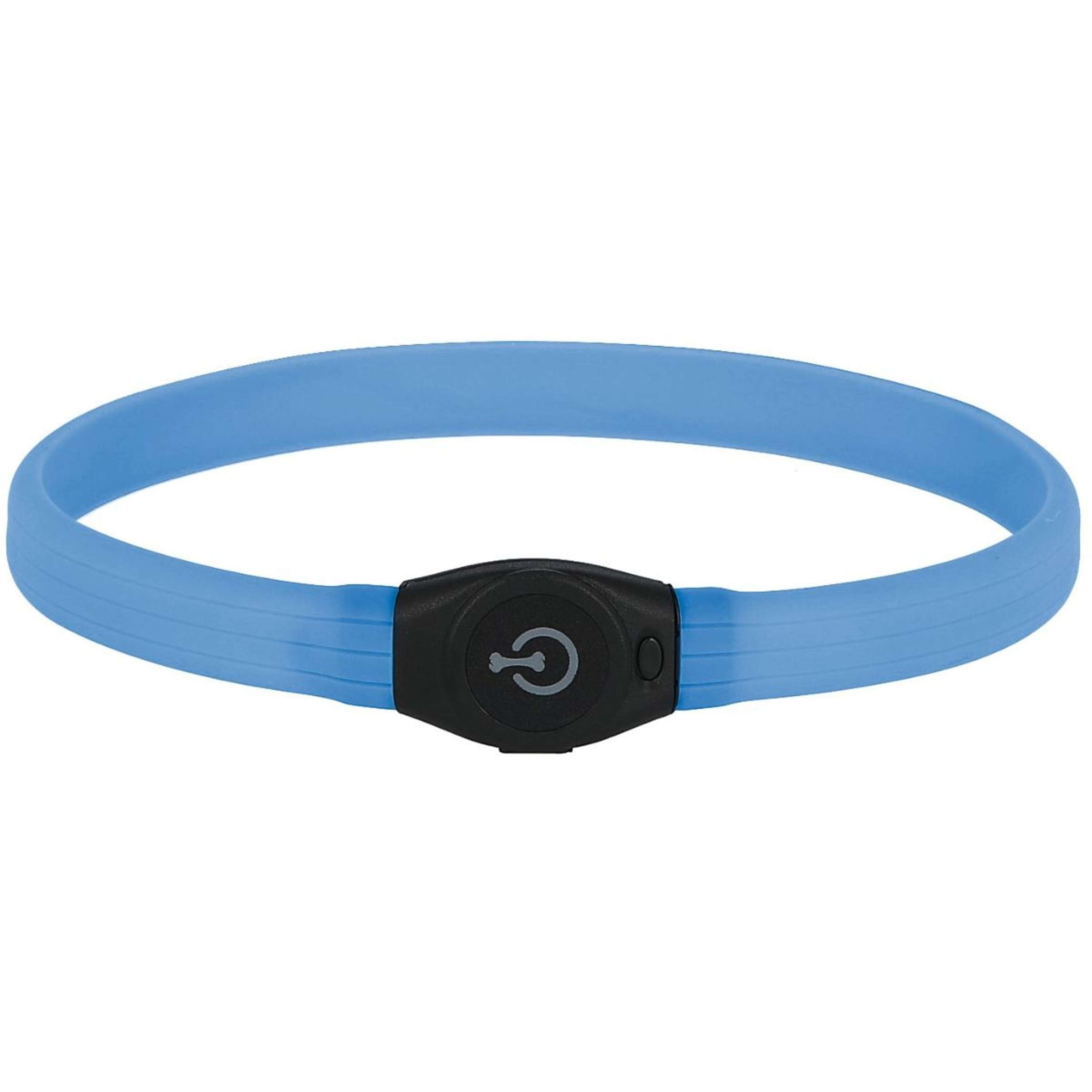 Kerbl Collar Long Hair LED Blue