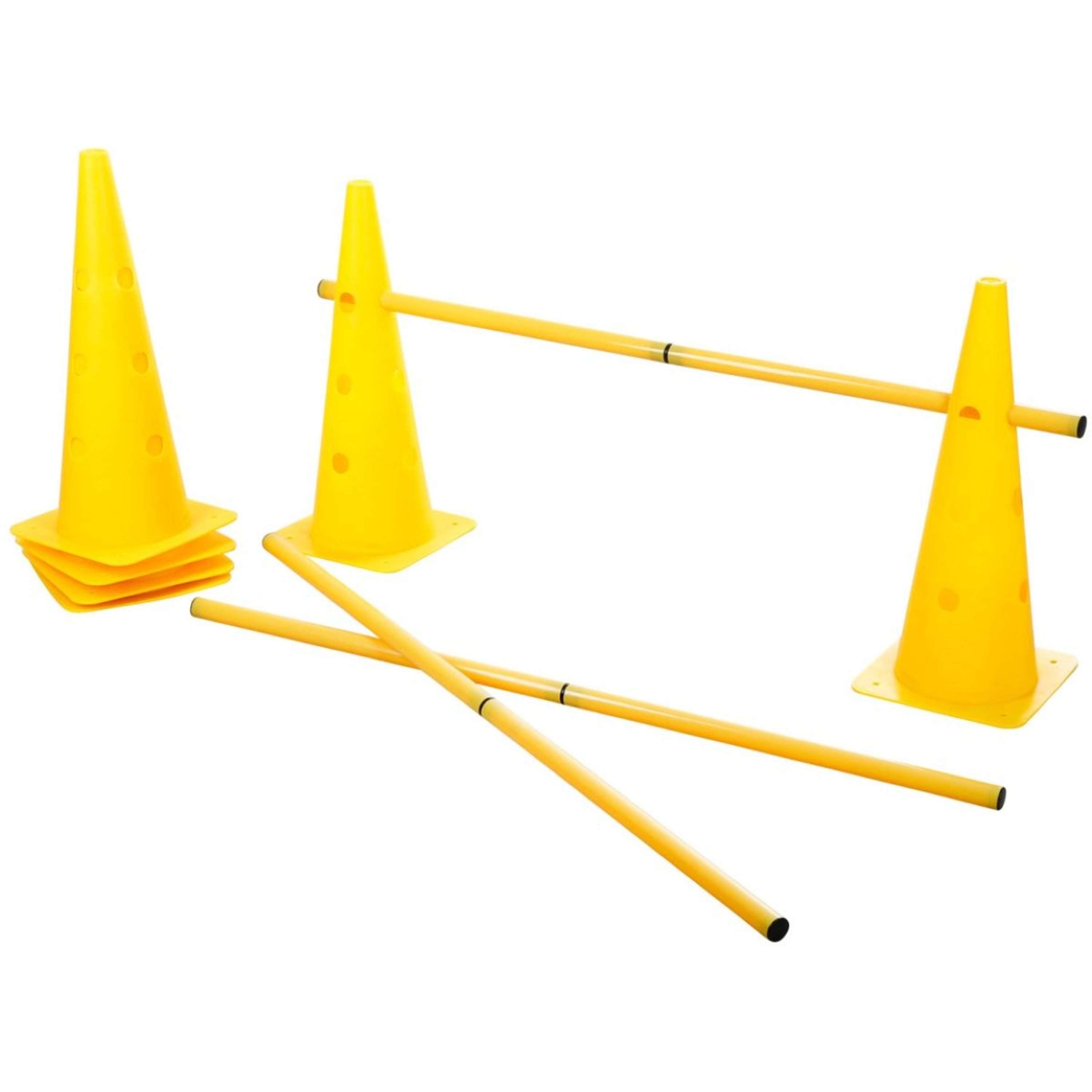 Kerbl Agility Pylon Set 3 Upstands Red/Yellow