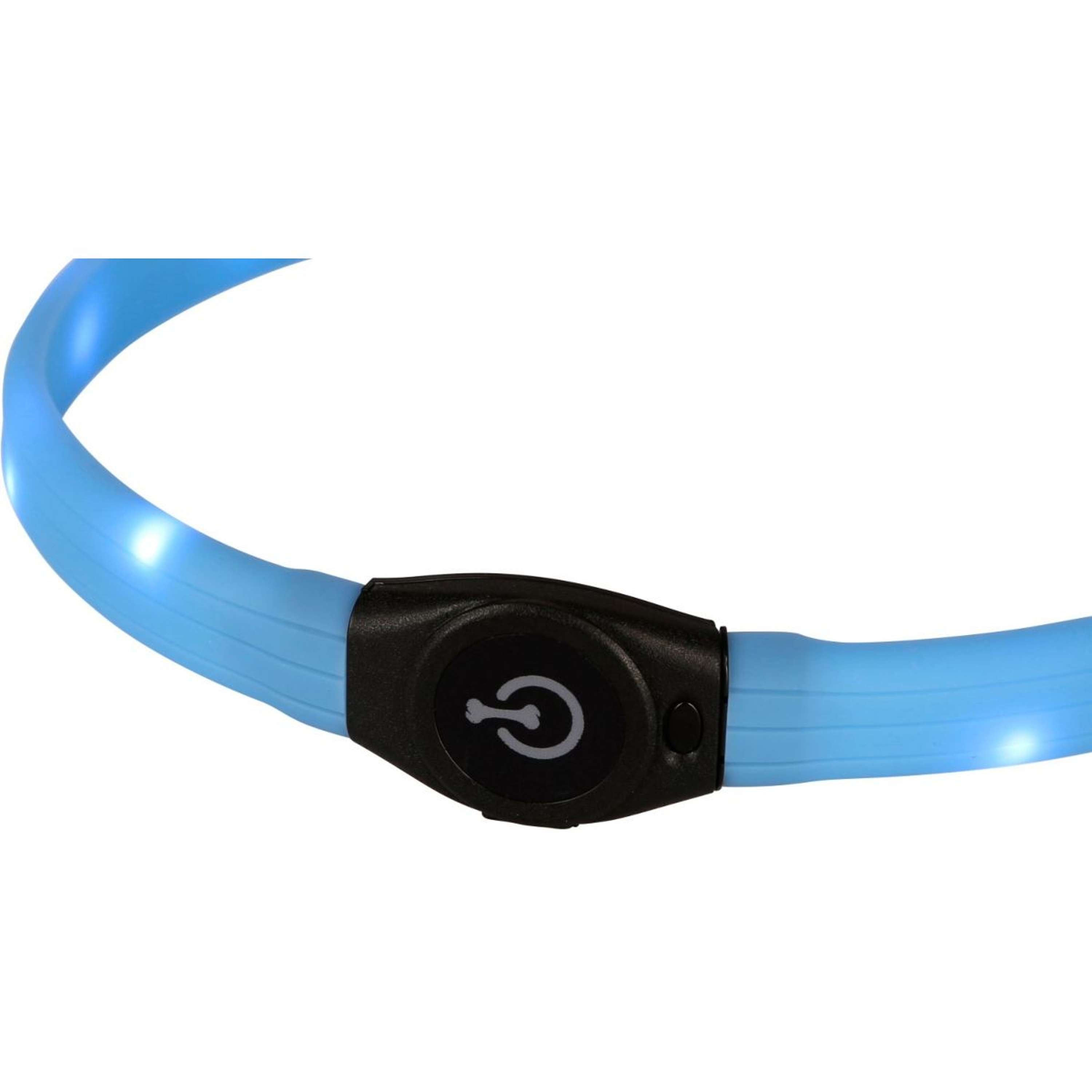 Kerbl Collar Long Hair LED Blue