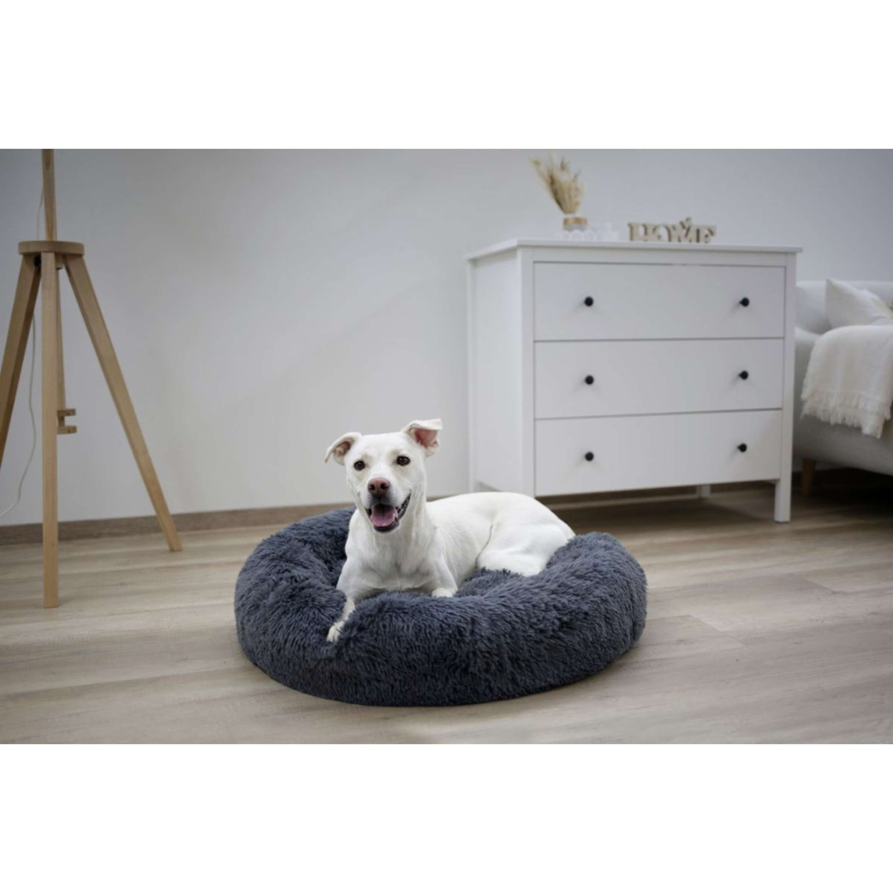Kerbl Dog Cushion Fluffy Grey