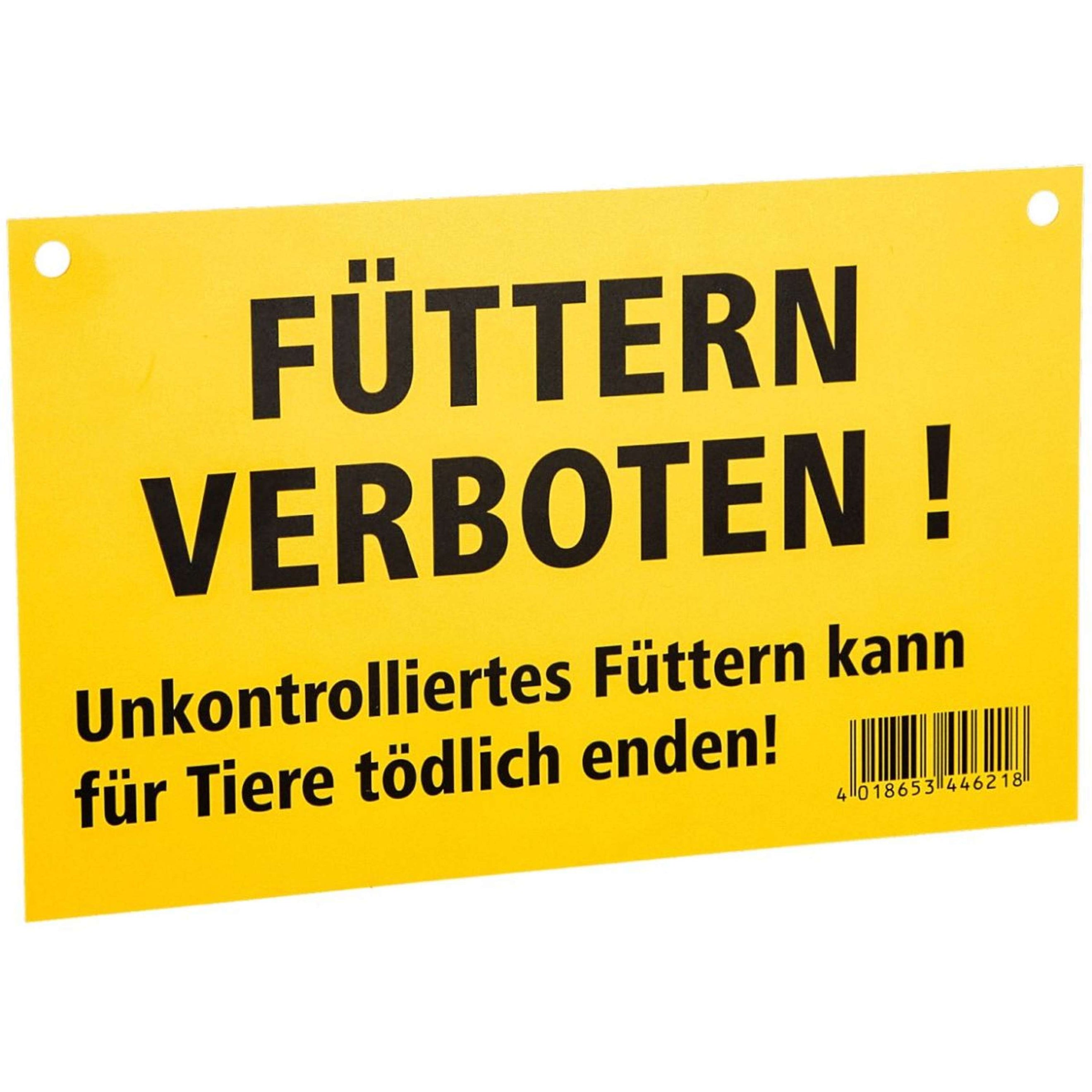 Kerbl Warning Sign Do Not Feed