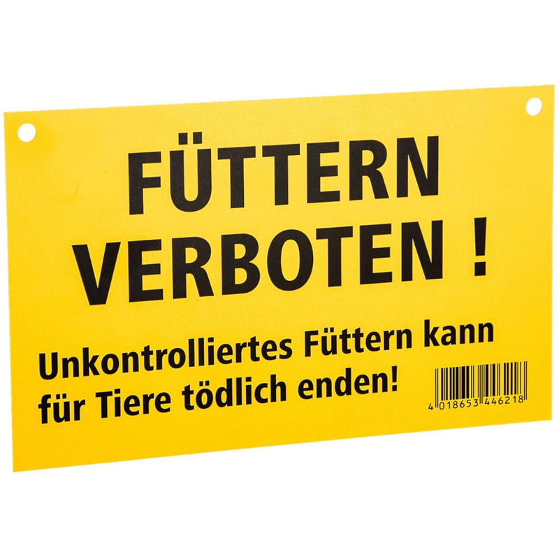 Kerbl Warning Sign Do Not Feed
