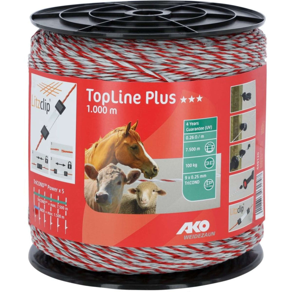 Ako Polywire Topline Plus White Red