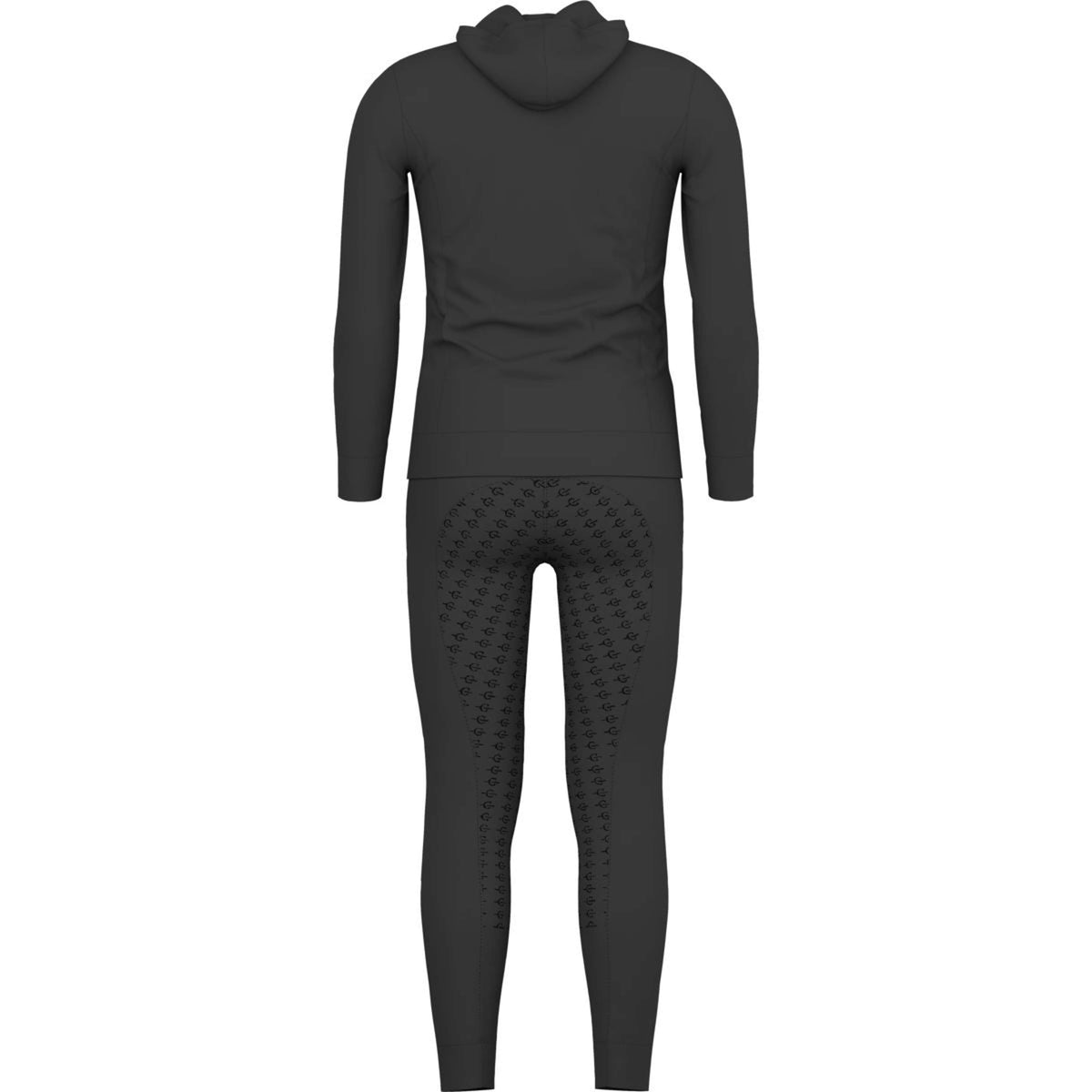 Covalliero Breeches + Zip-Hoodie Women Graphite