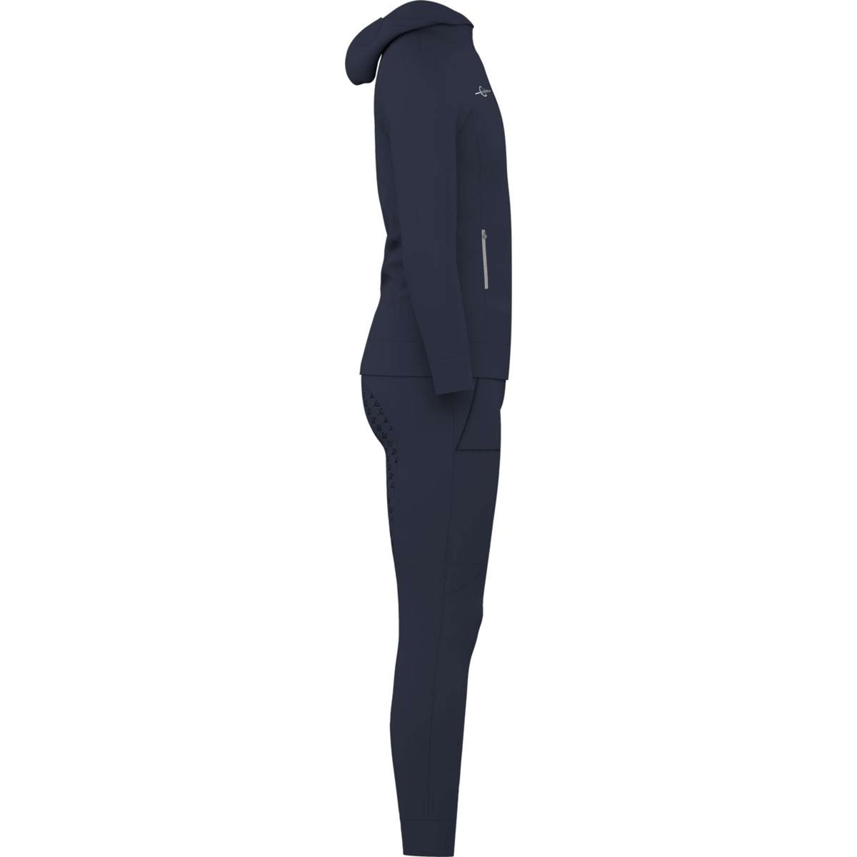 Covalliero Breeches + Zip-Hoodie Women Navy