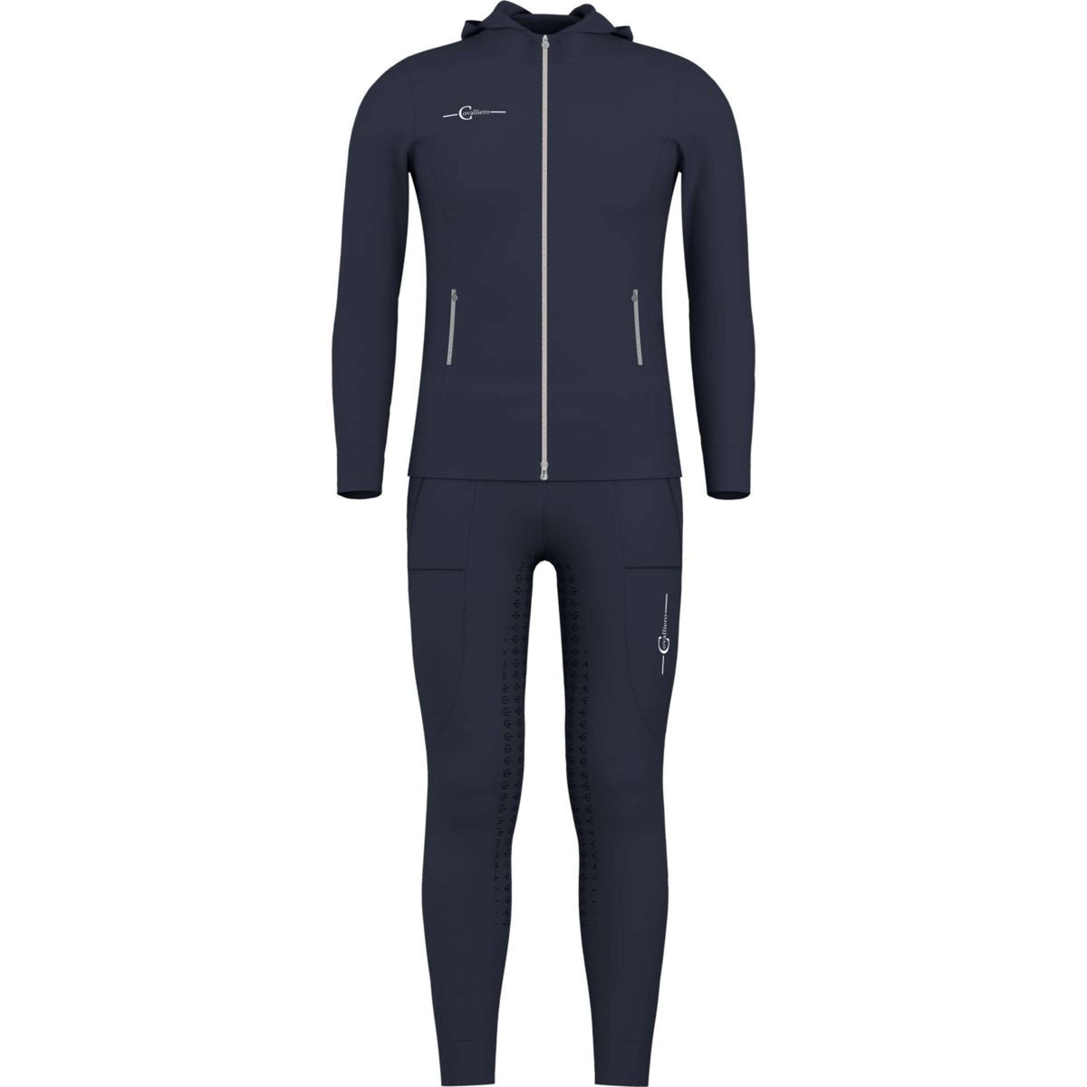 Covalliero Breeches + Zip-Hoodie Women Navy