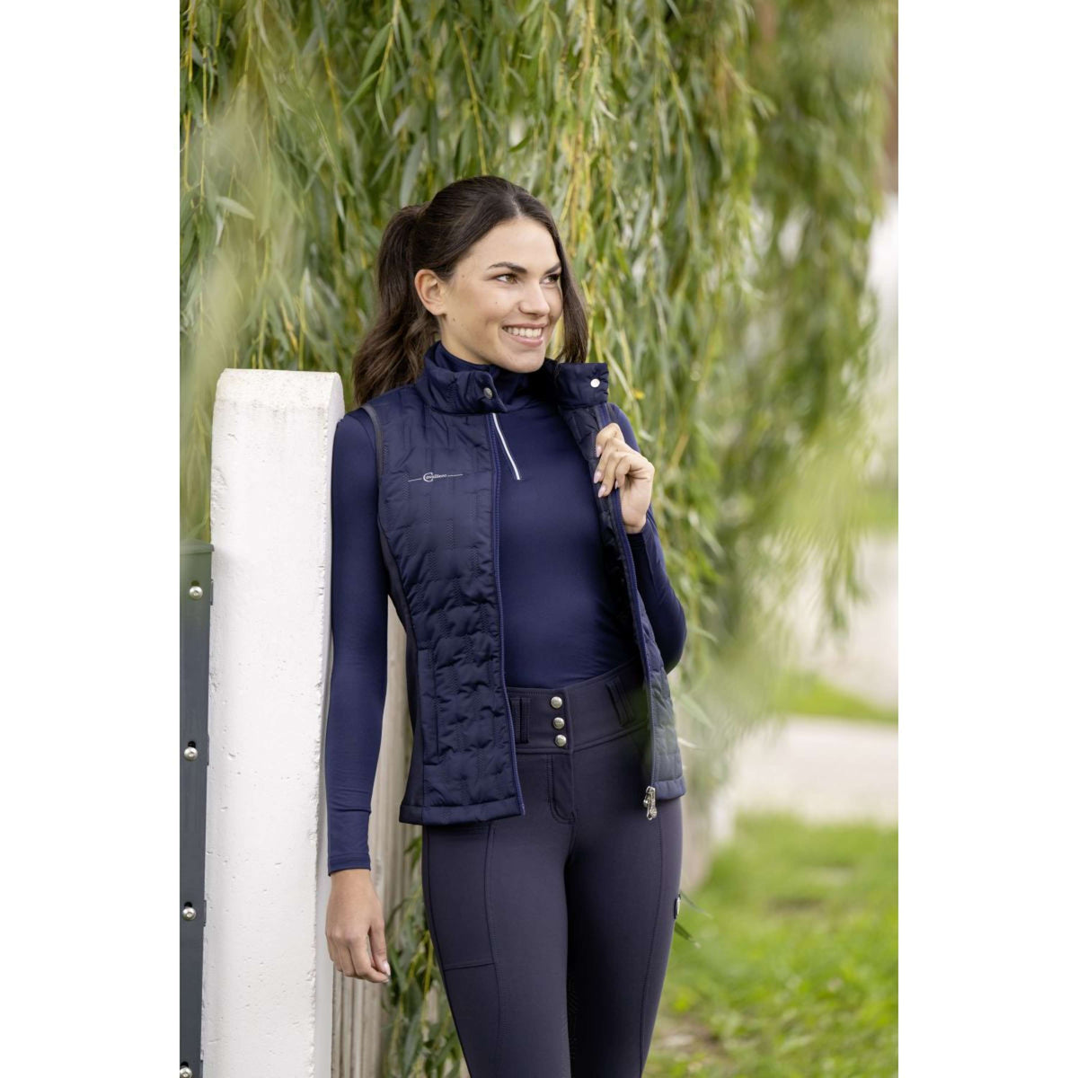 Covalliero Bodywarmer Hybride Women Navy