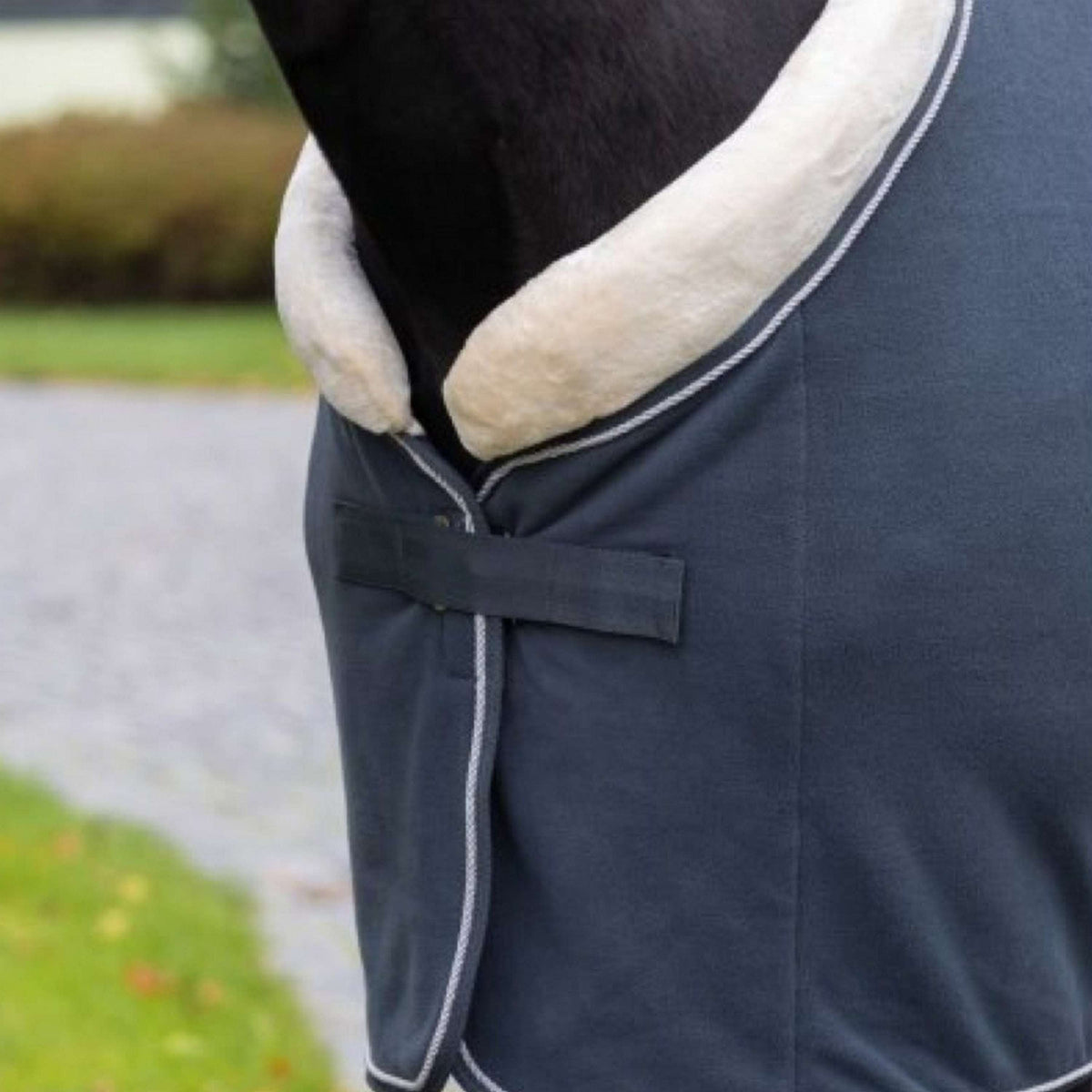 Covalliero Fleece Rug RugBe Royal Graphite