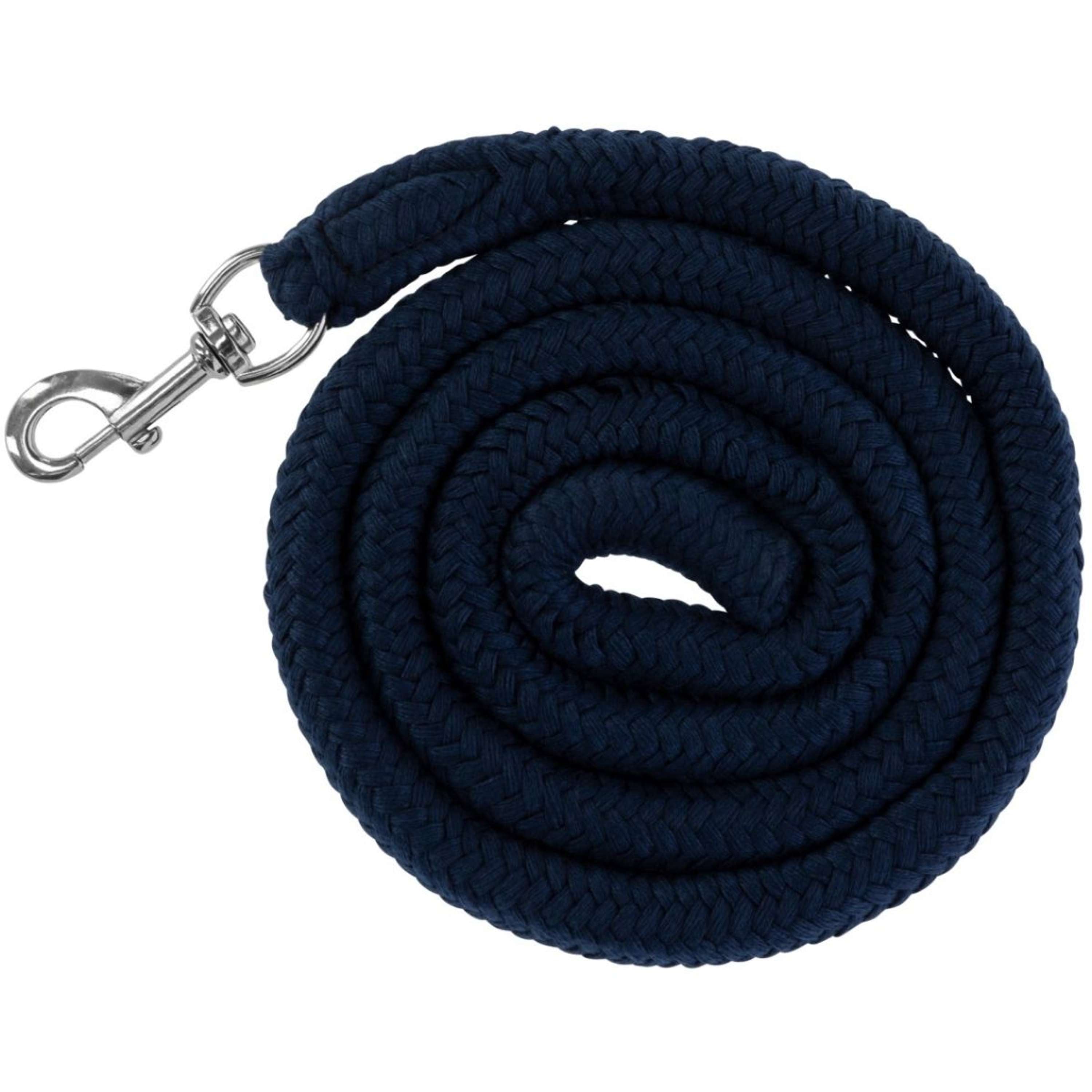Kerbl Rope Cotton with Carabiner Blue