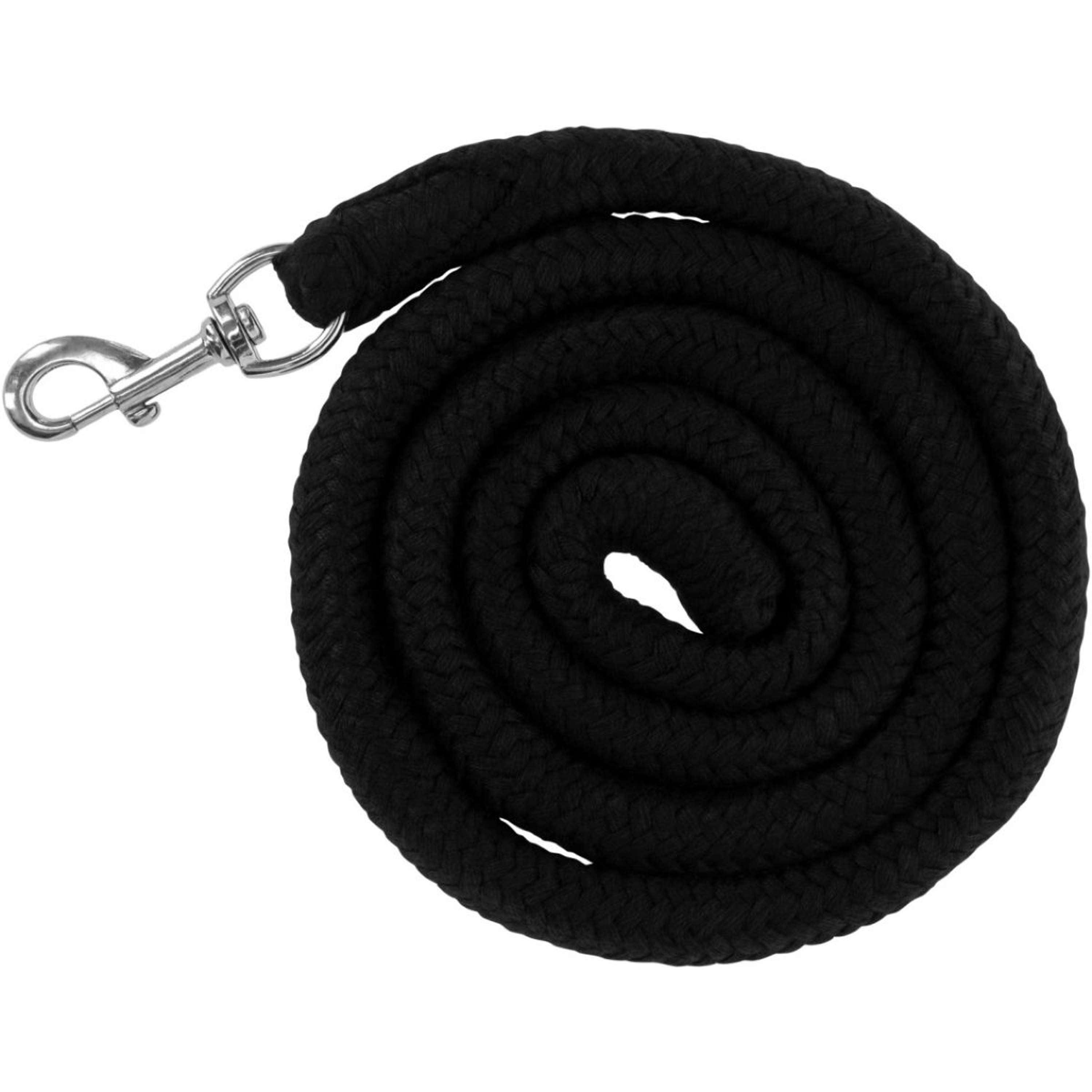 Kerbl Rope Cotton with Carabiner Black