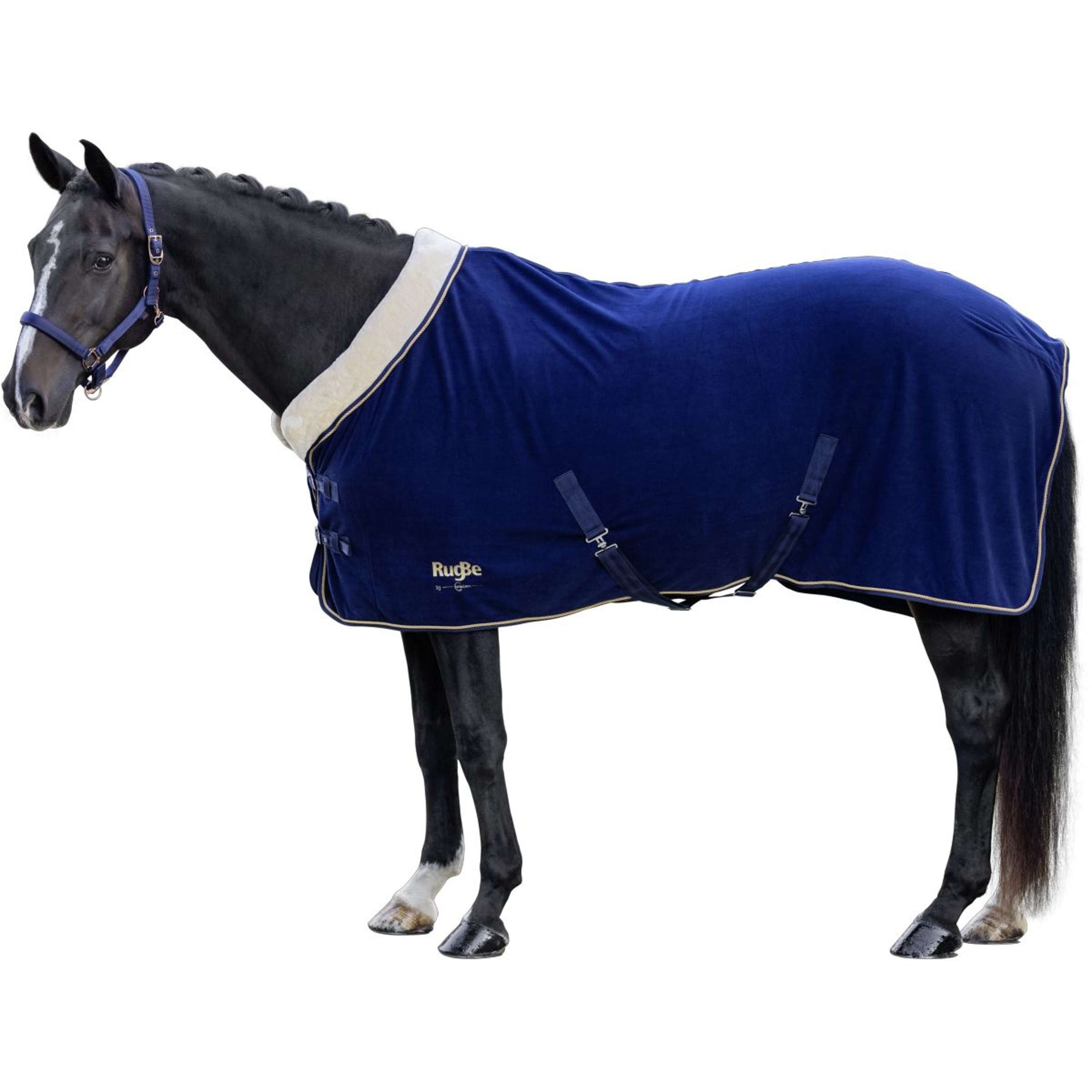 RugBe by Covalliero Fleece Rug Royal Navy