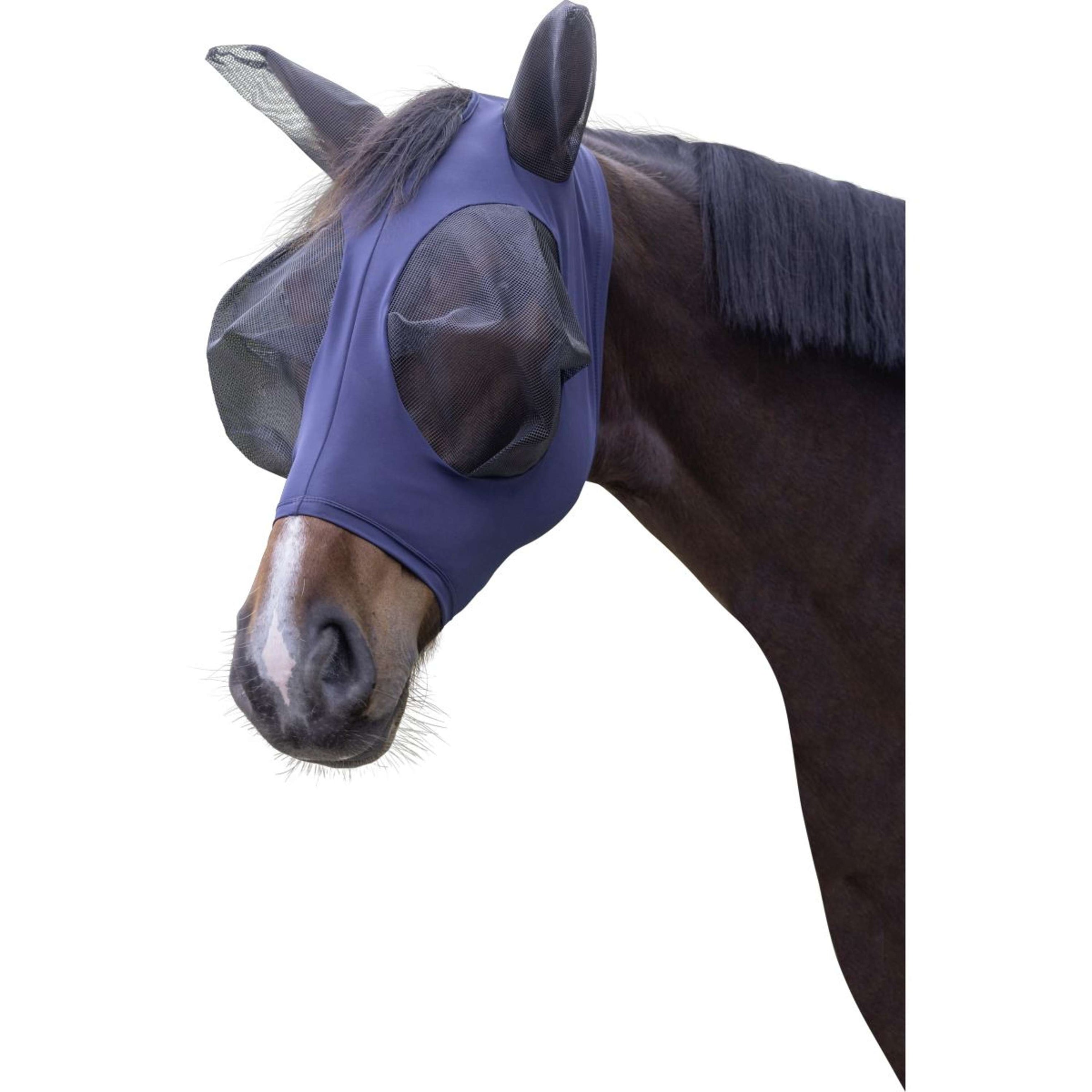 Kerbl Fly Mask Fino Stretch Blue