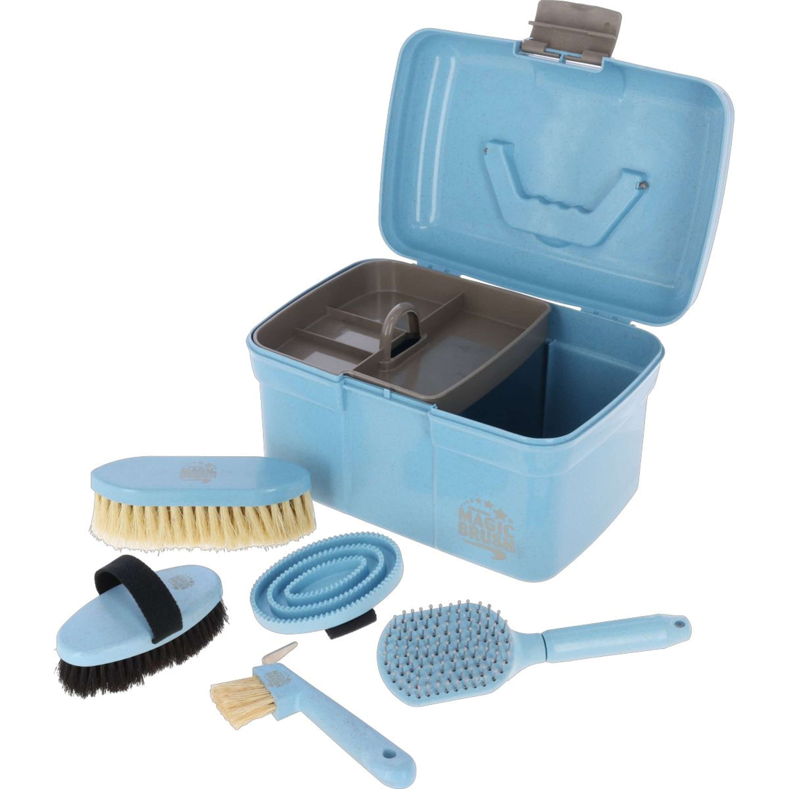 Magic Brush Grooming Box Waterlily Pastel Blue