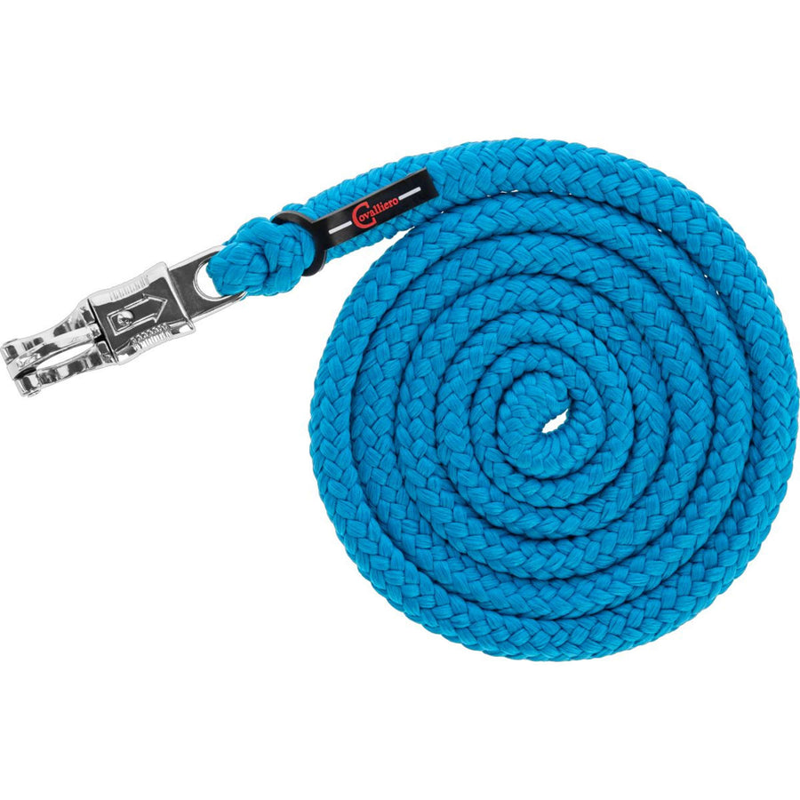 Covalliero Lead Rope Hippo with Panic Snap Blue