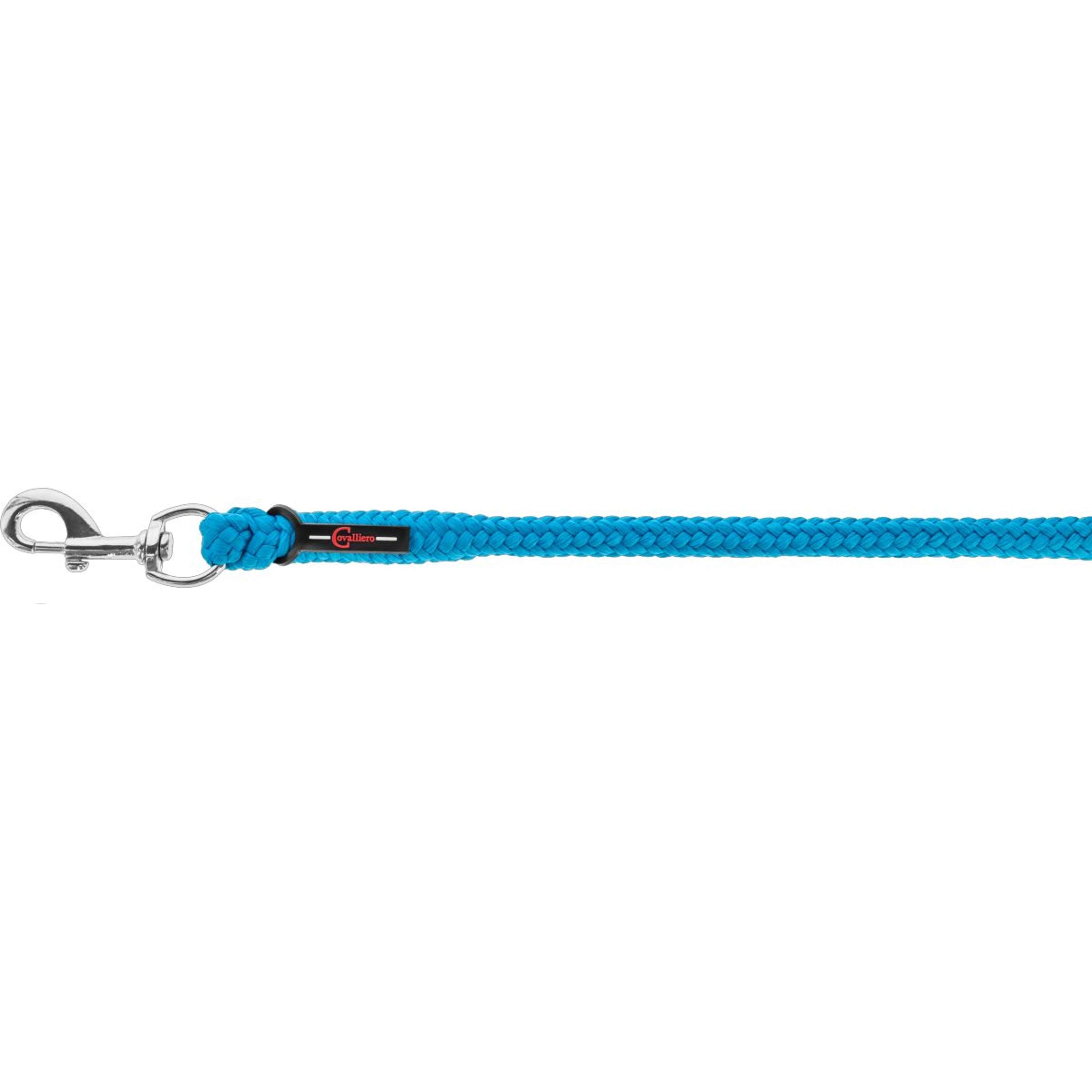 Covalliero Lead Rope Hippo with Carabiner Blue