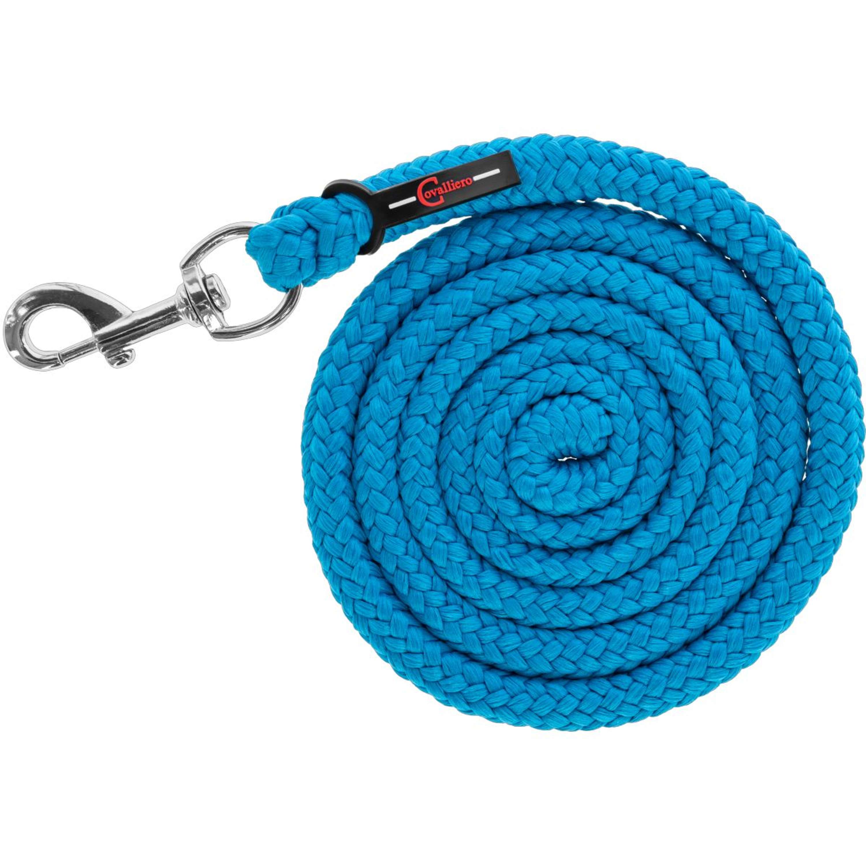 Covalliero Lead Rope Hippo with Carabiner Blue
