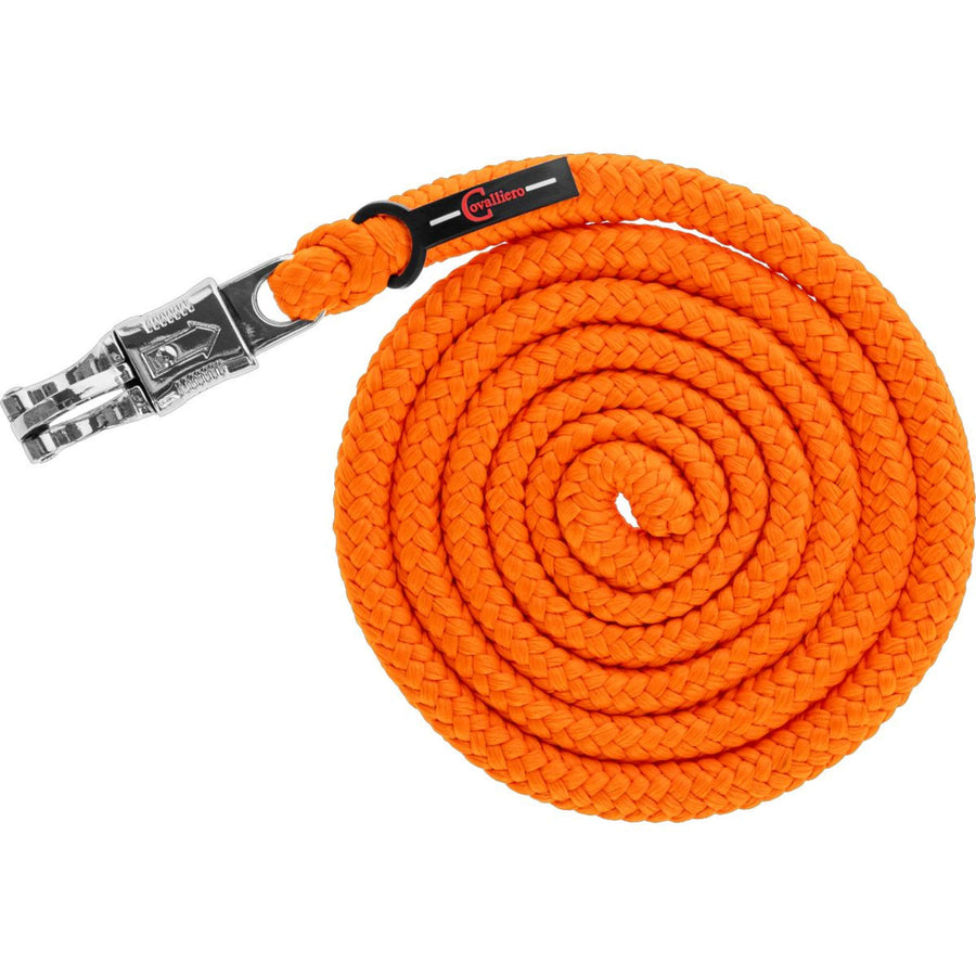 Covalliero Lead Rope Hippo with Panic Snap Orange