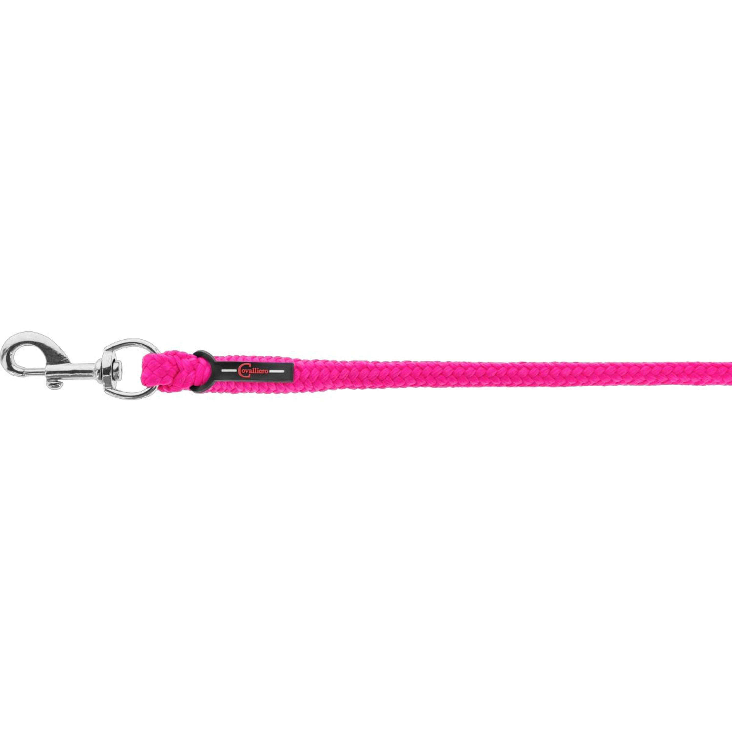 Covalliero Lead Rope Hippo with Carabiner Pink