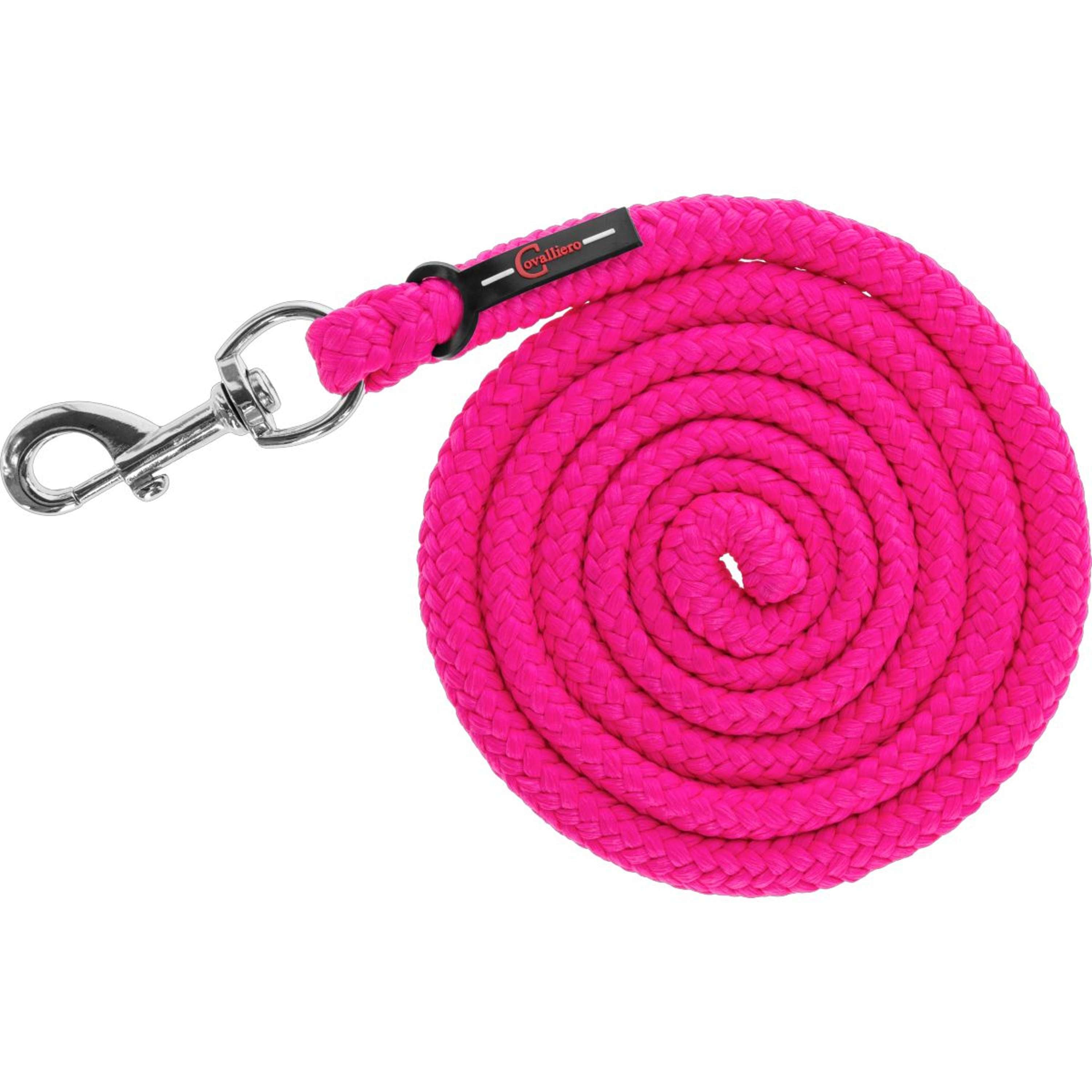 Covalliero Lead Rope Hippo with Carabiner Pink