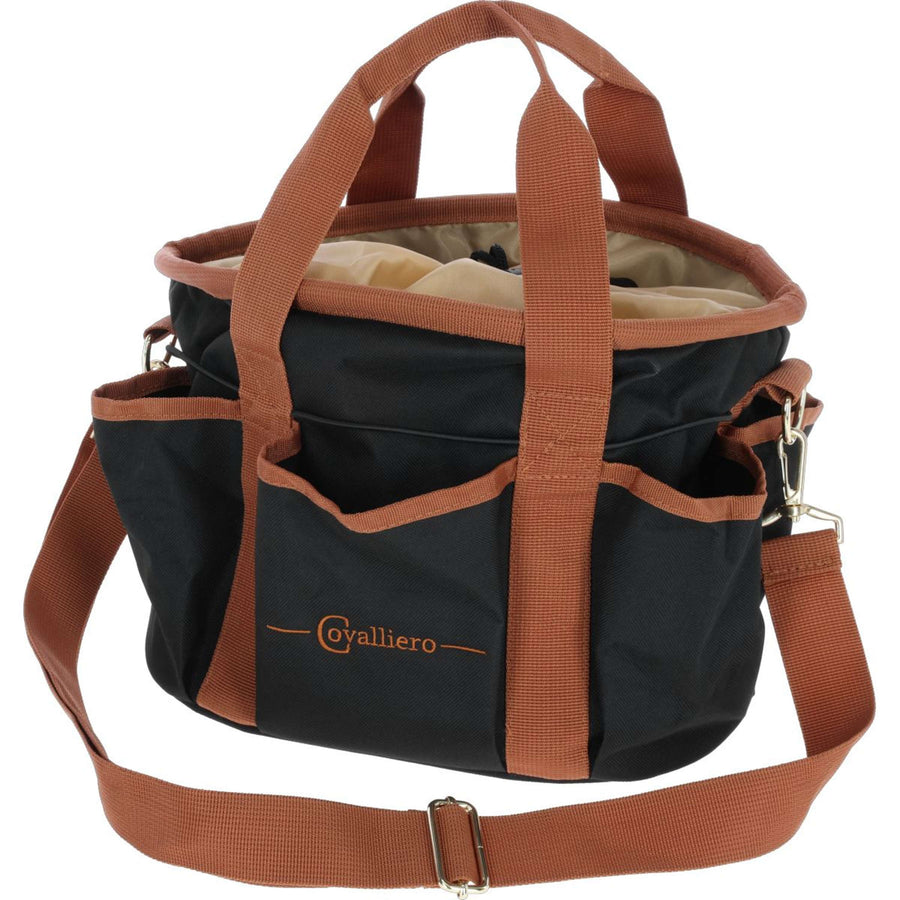 Covalliero Grooming Bag Black/Cognac