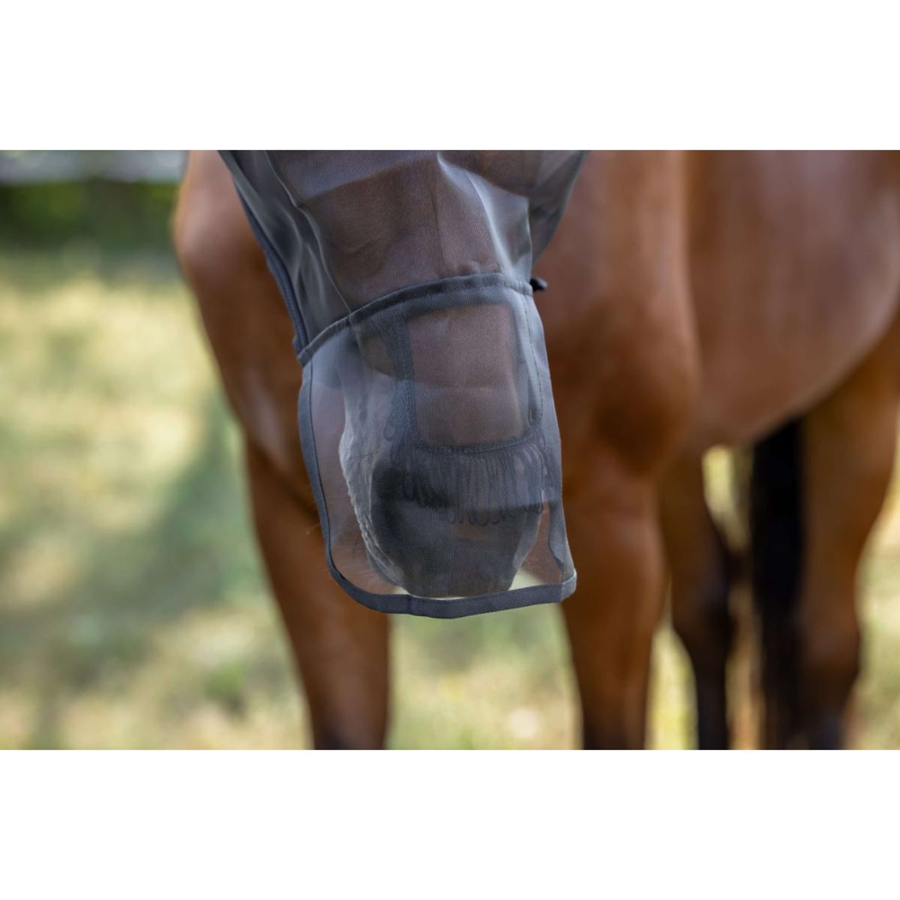 Kerbl Fly Mask with Ears and Nose Black