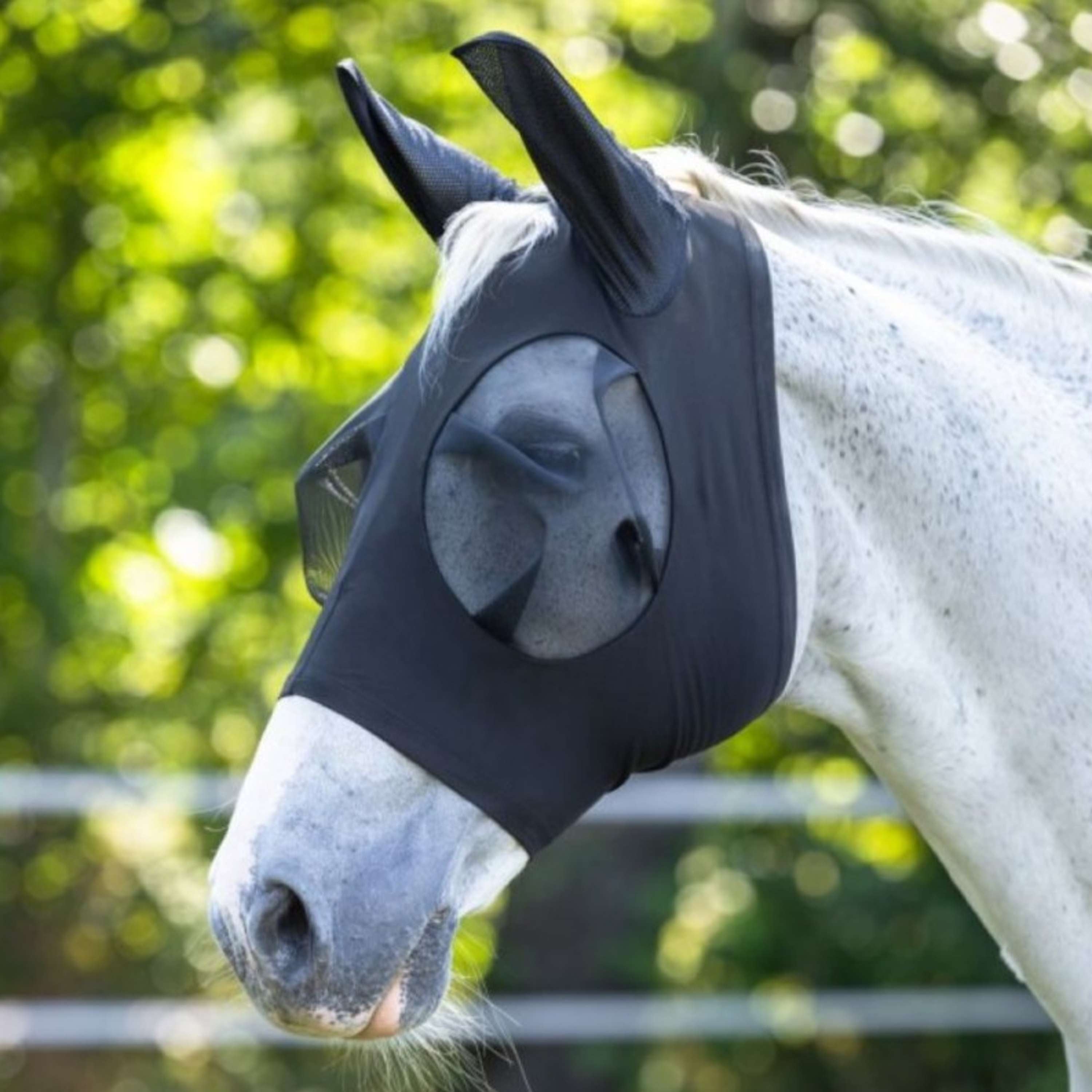 Kerbl Fly Mask Fino Stretch Black