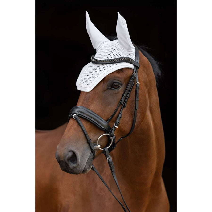 Covalliero Ear Bonnet Linea White
