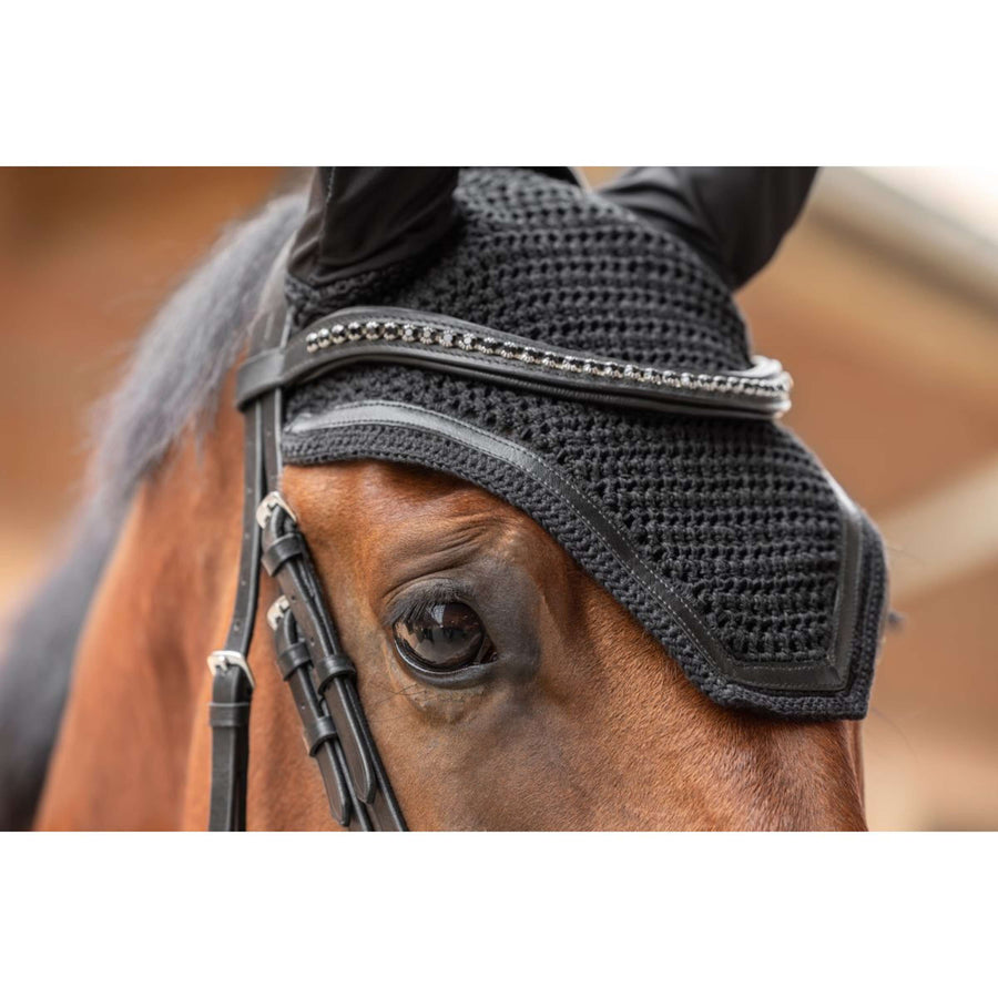 Covalliero Ear Bonnet Linea Black