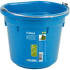 Kerbl Bucket with Flat Side Royal Blue